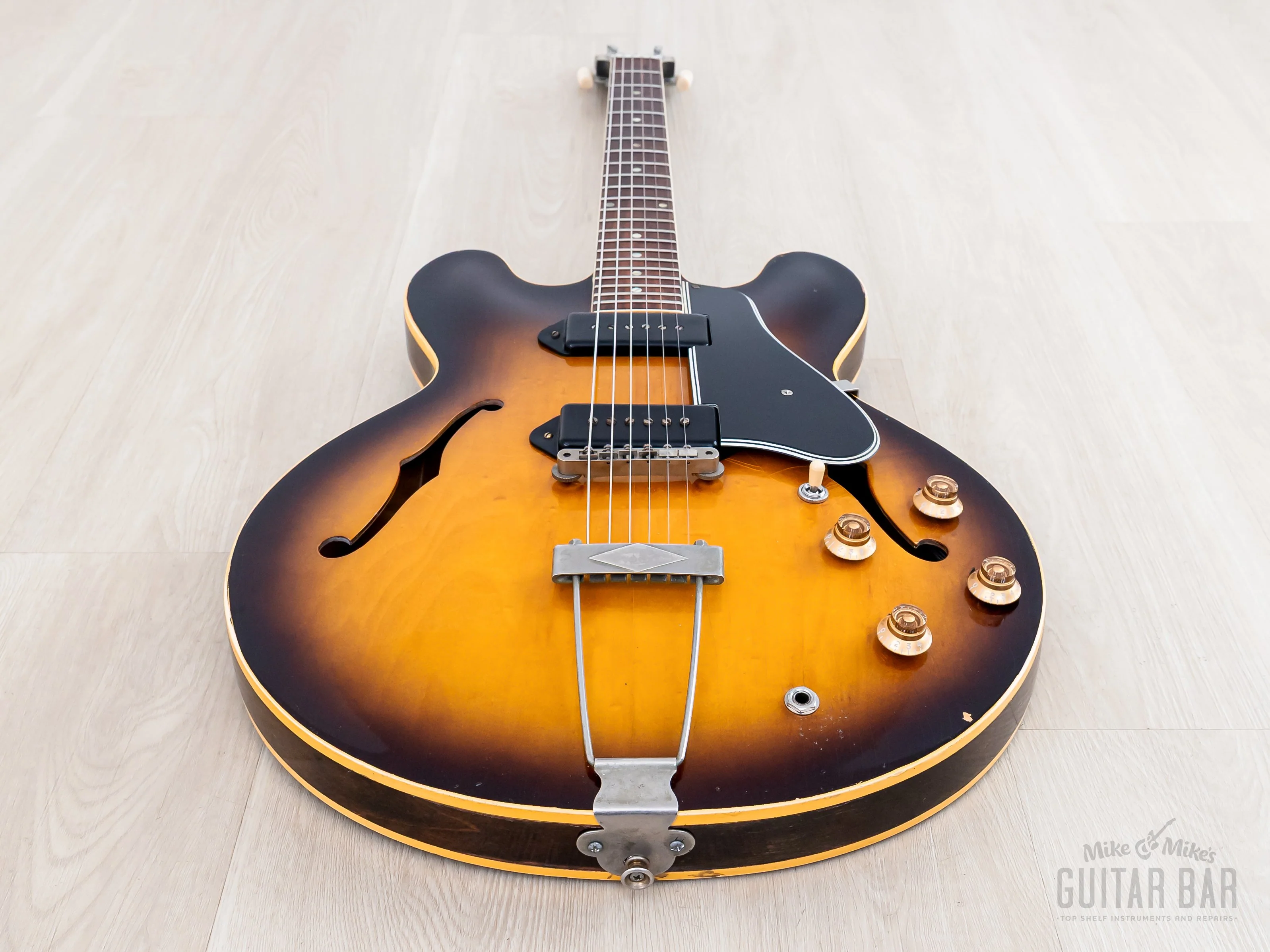1959 Gibson ES-330 Vintage Hollowbody Guitar Sunburst, One Family Owned w/ Case - Image 11