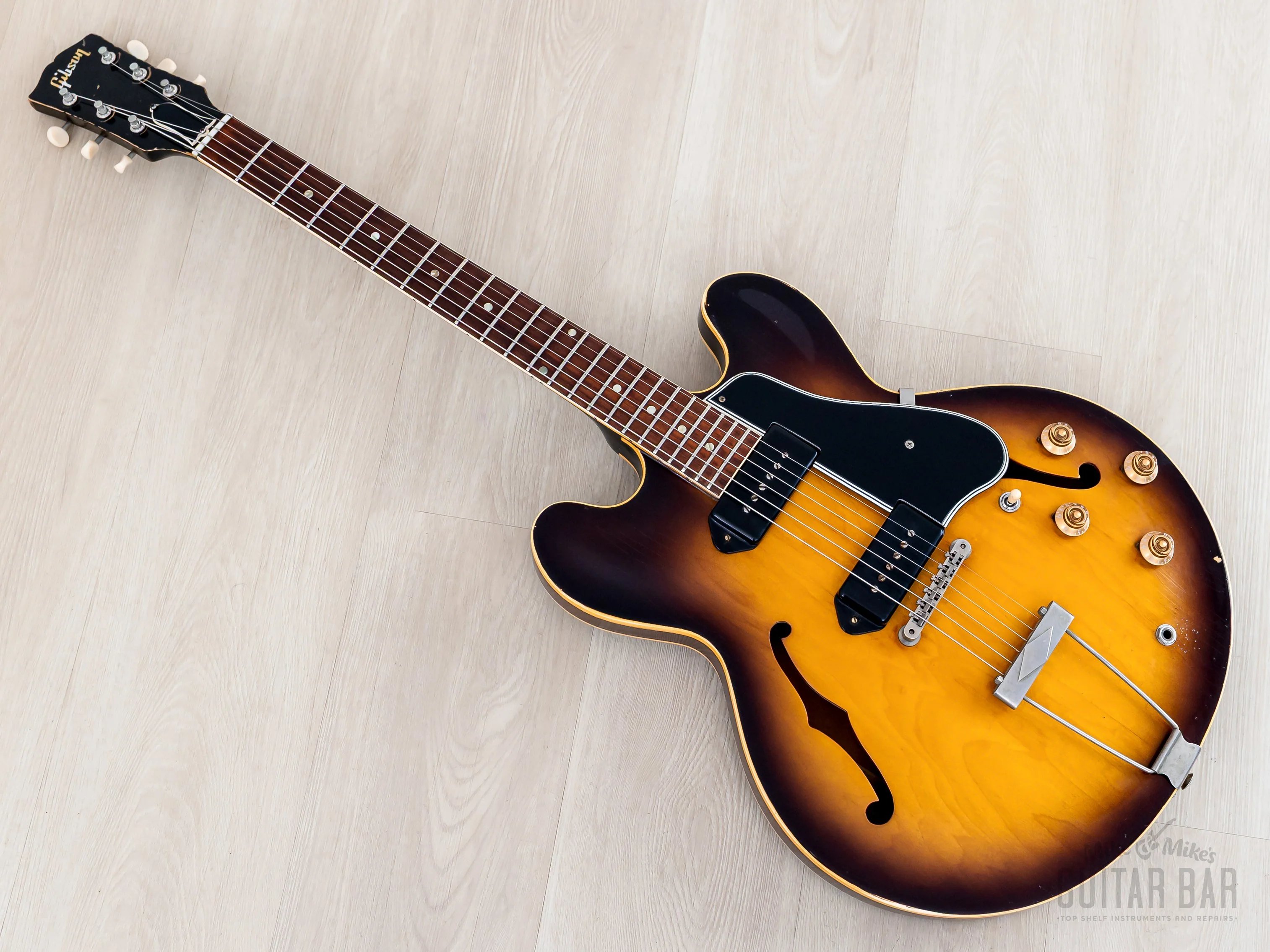 1959 Gibson ES-330 Vintage Hollowbody Guitar Sunburst, One Family Owned w/ Case - Image 12