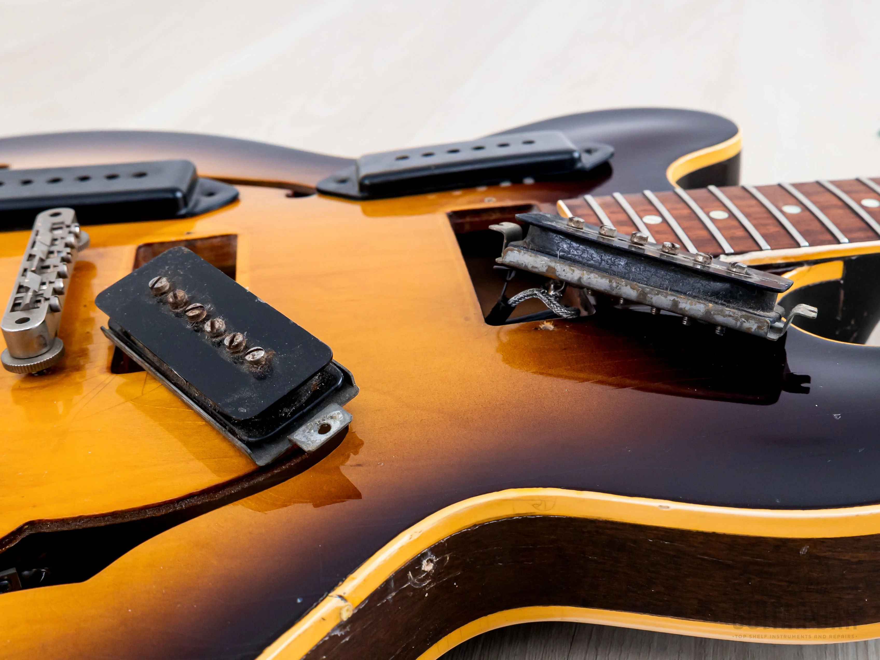 1959 Gibson ES-330 Vintage Hollowbody Guitar Sunburst, One Family Owned w/ Case - Image 16