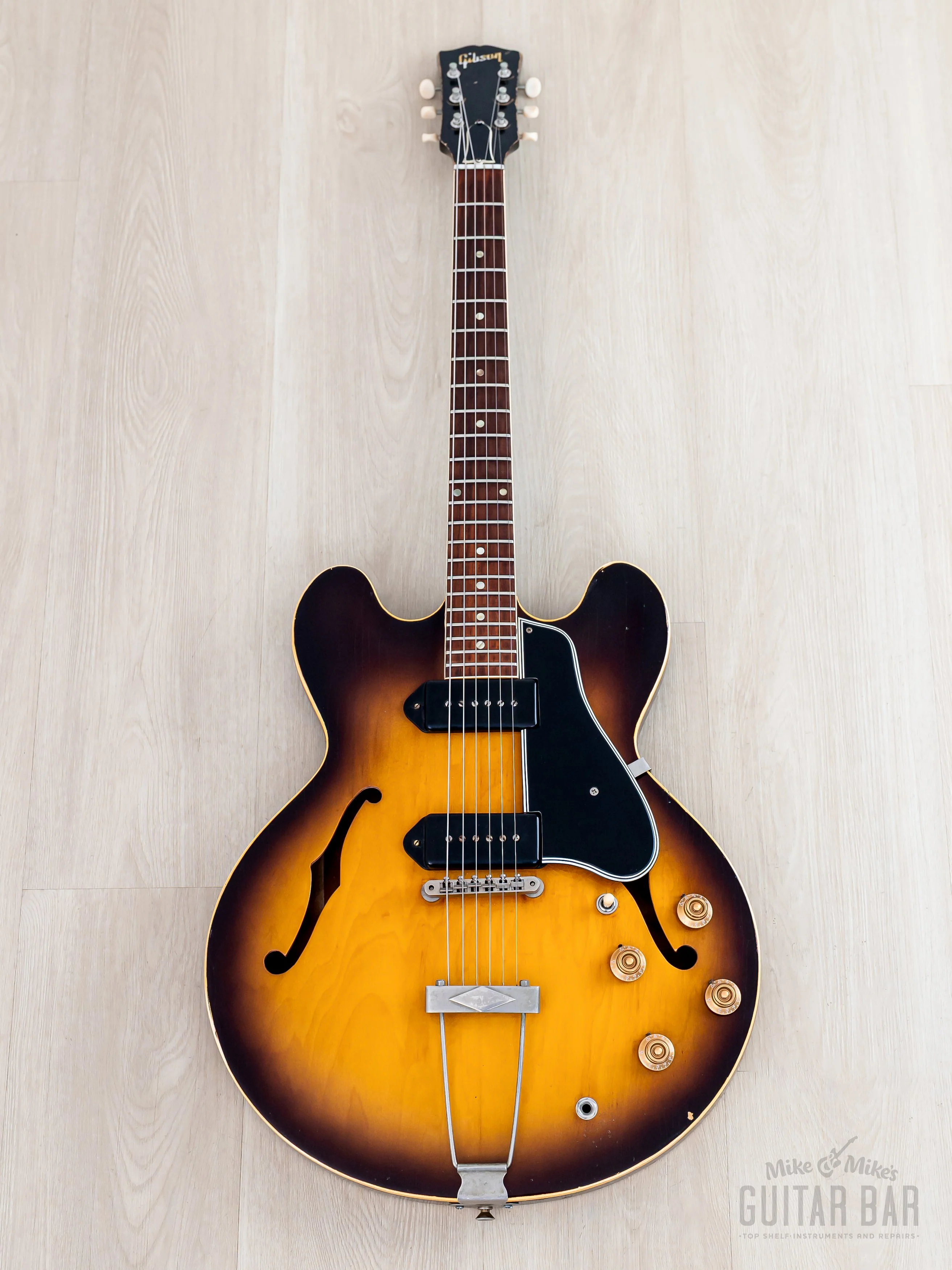 1959 Gibson ES-330 Vintage Hollowbody Guitar Sunburst, One Family Owned w/ Case - Image 2