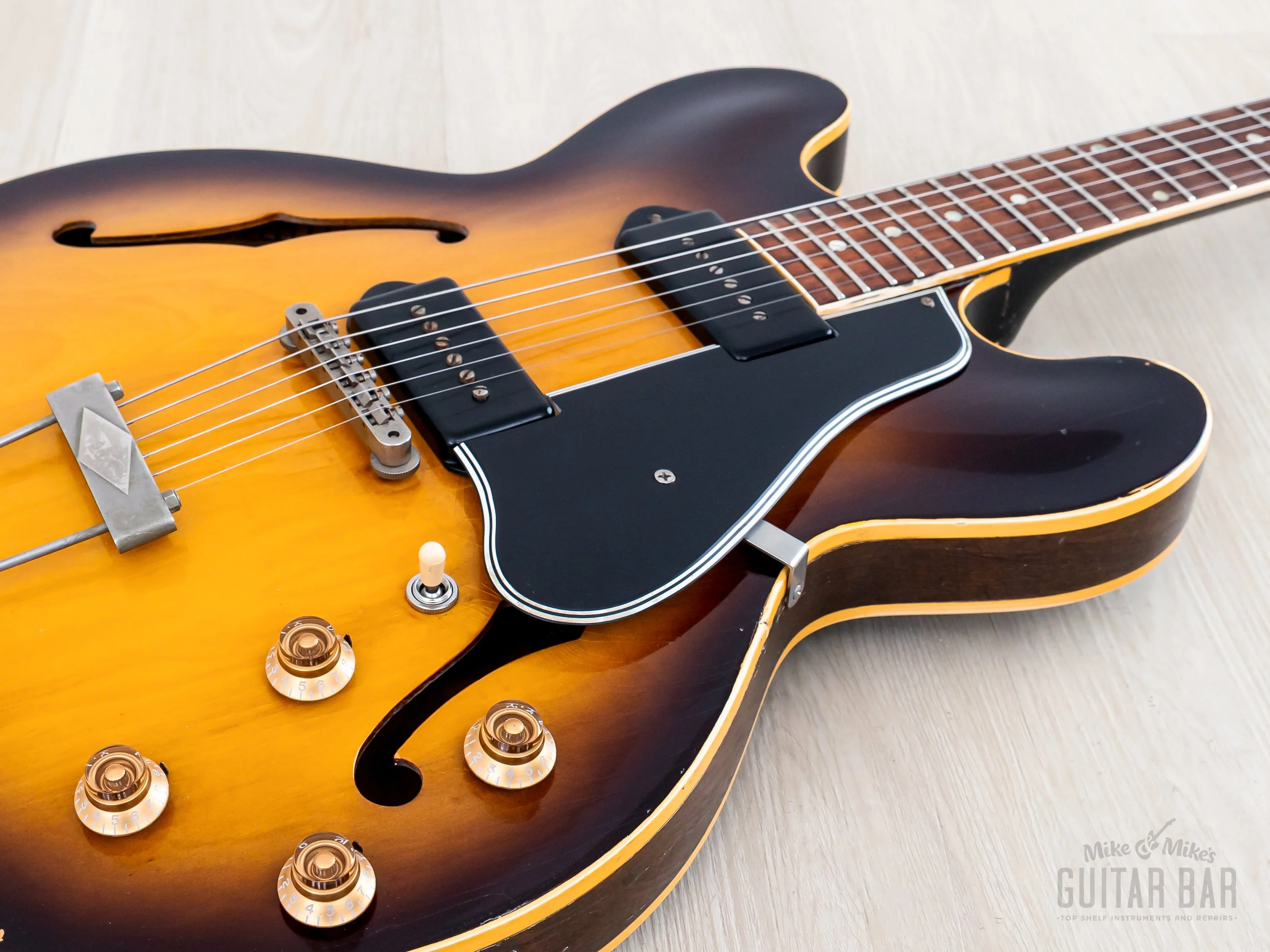 1959 Gibson ES-330 Vintage Hollowbody Guitar Sunburst, One Family Owned w/ Case - Image 7