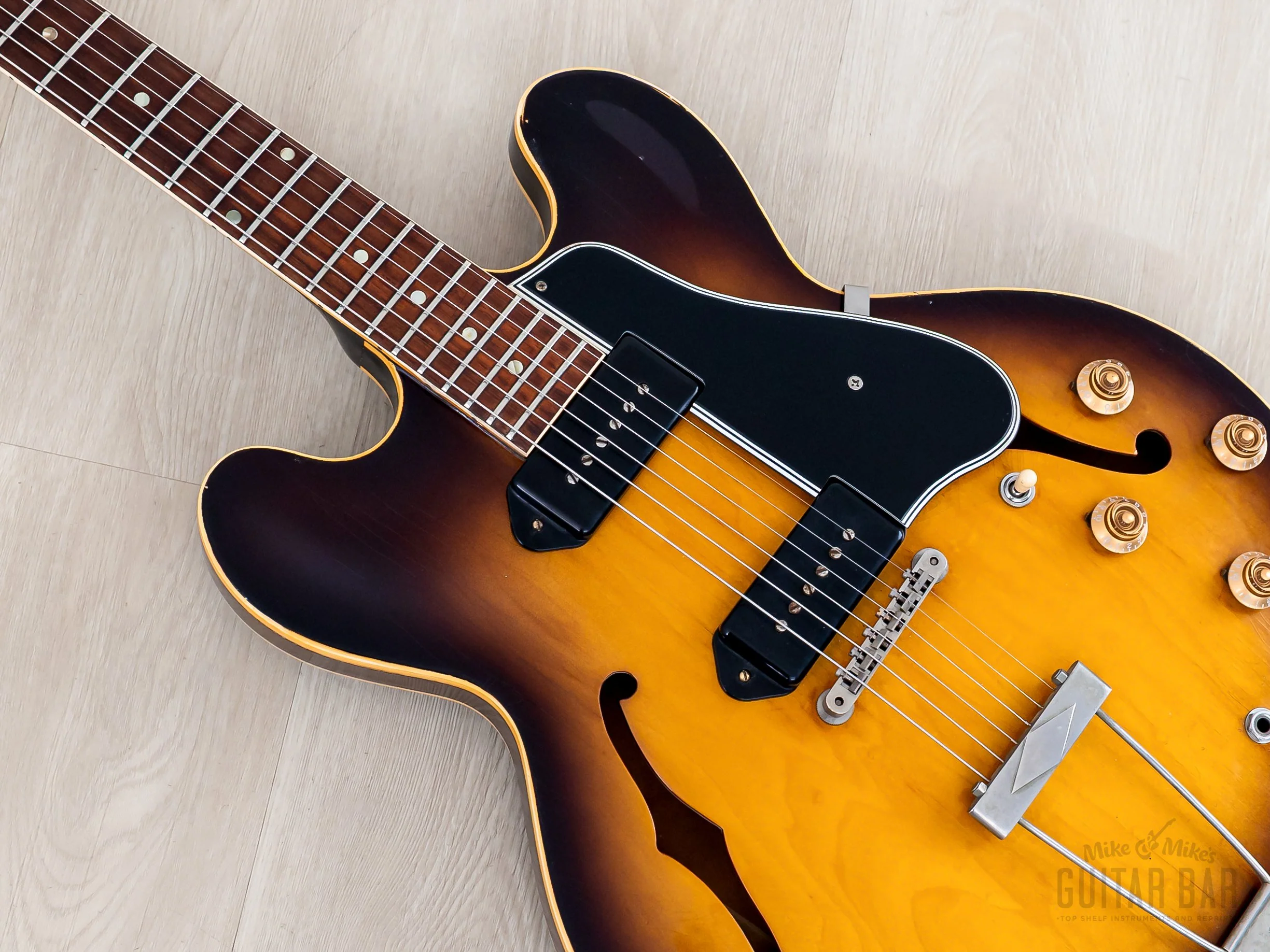 1959 Gibson ES-330 Vintage Hollowbody Guitar Sunburst, One Family Owned w/ Case - Image 8