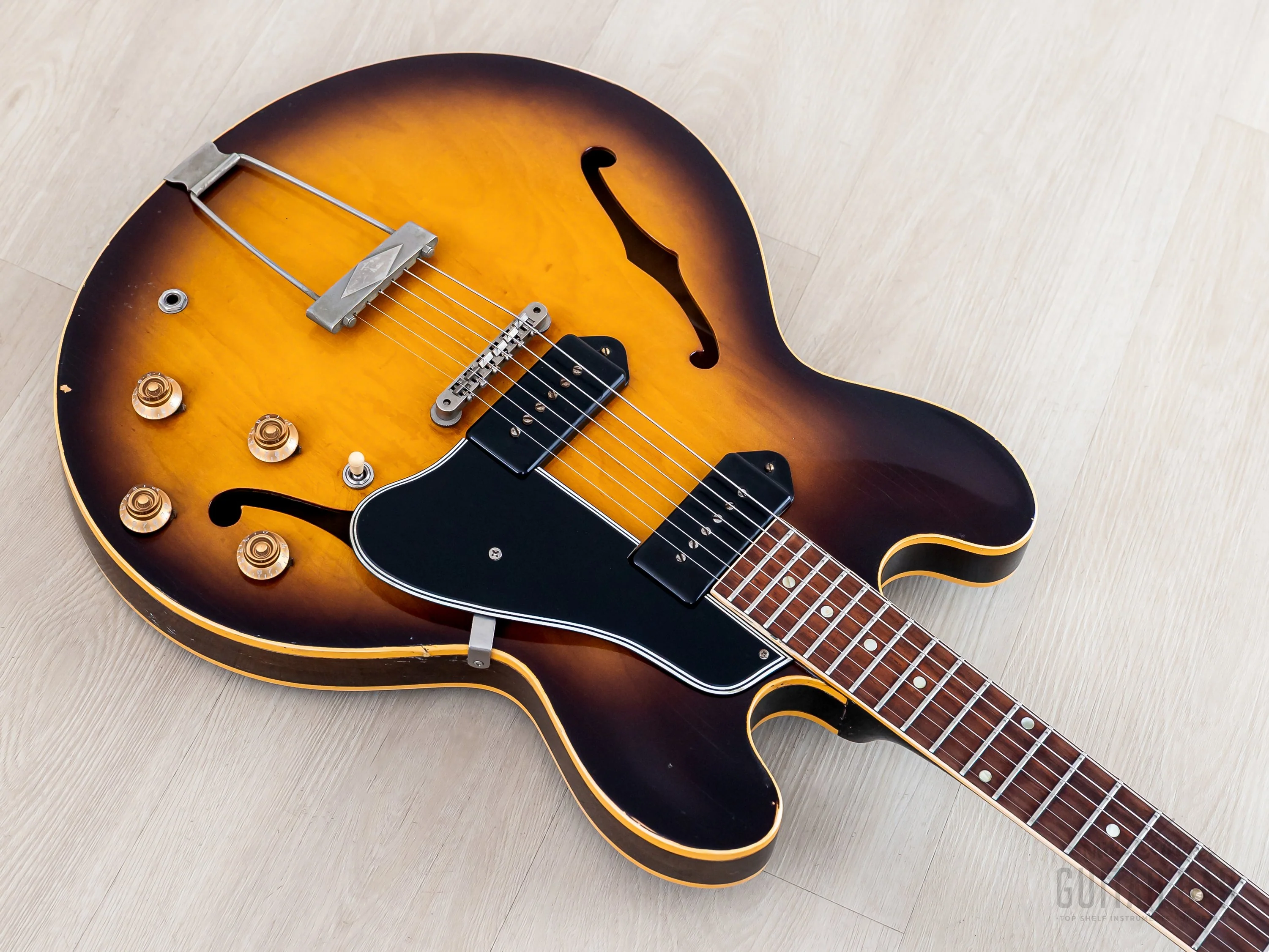 1959 Gibson ES-330 Vintage Hollowbody Guitar Sunburst, One Family Owned w/ Case - Image 9