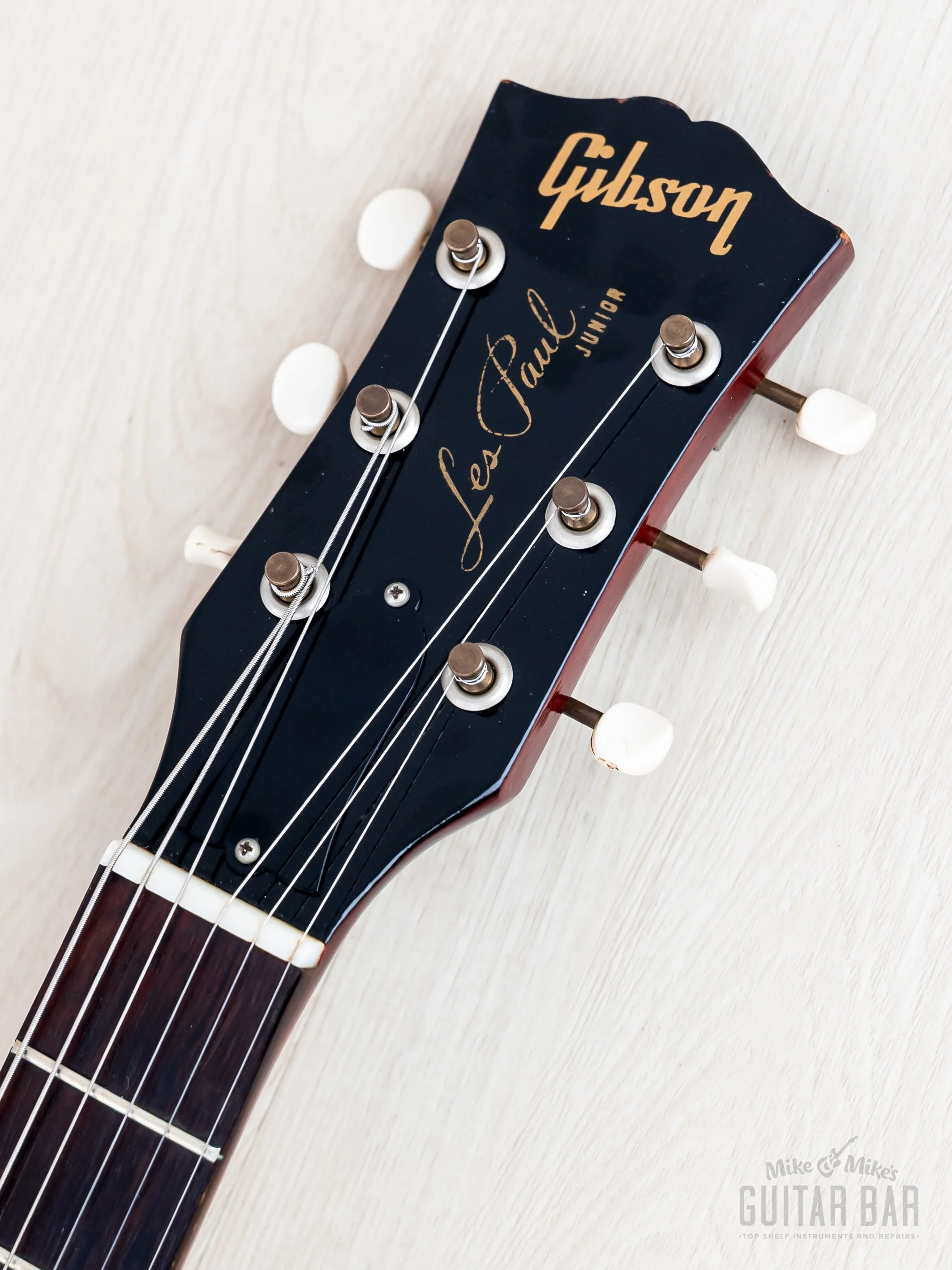 1959 Gibson Les Paul Junior Double Cut Vintage Guitar Cherry w/ Case - Image 4