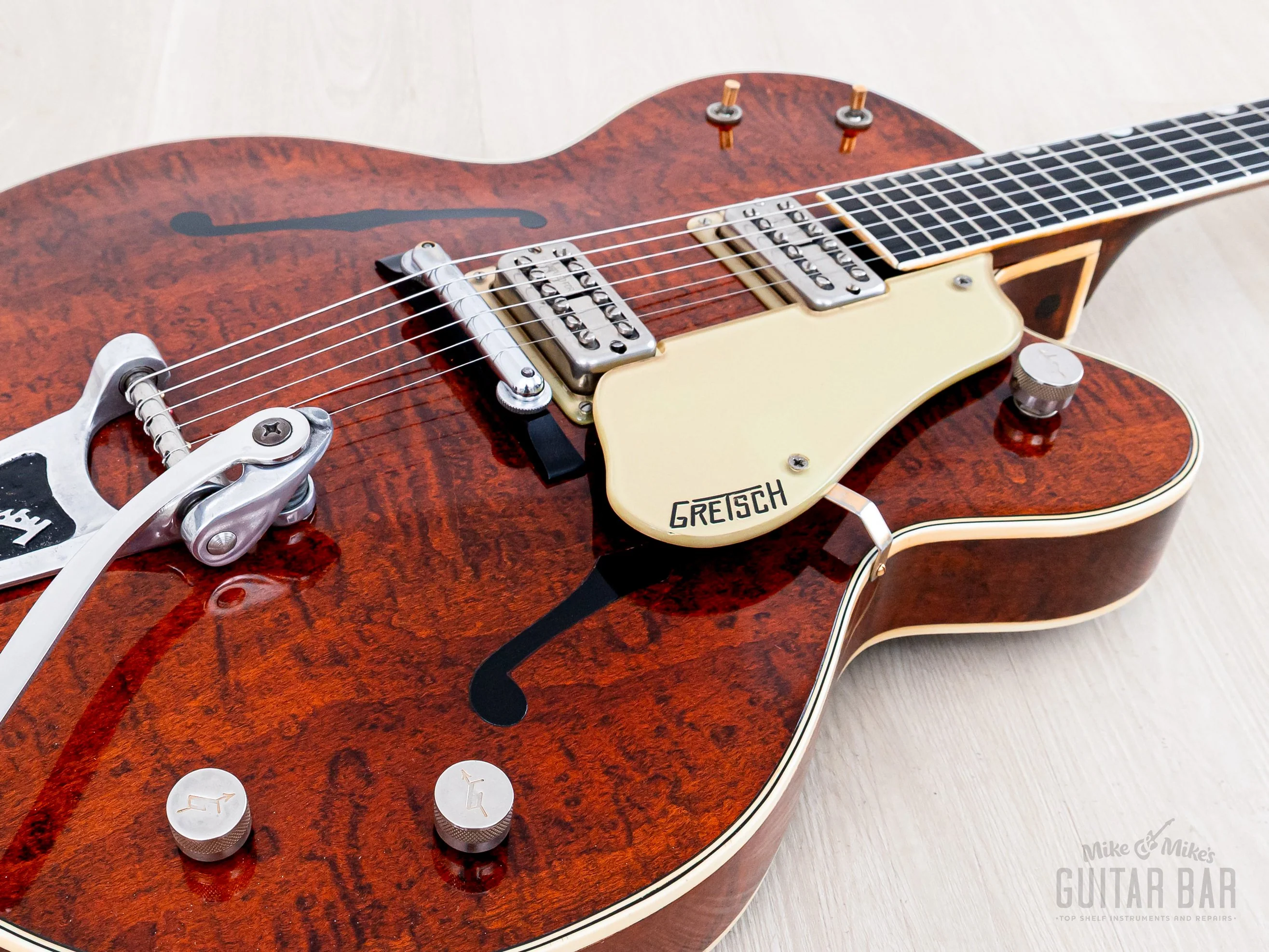1959 Gretsch Chet Atkins Country Gentleman PX 6122 Walnut, Figured w/ Case & Catalog (one digit from Chet's '59) - Image 6