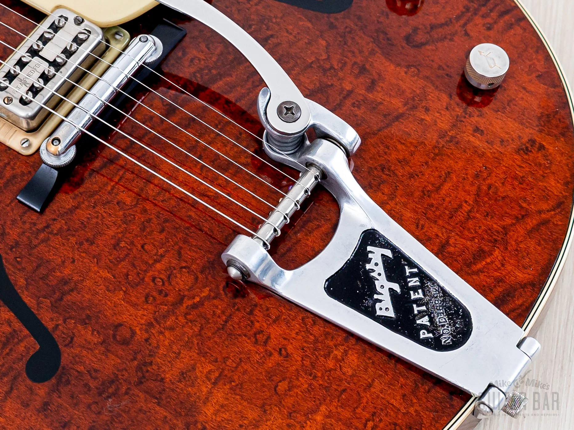 1959 Gretsch Chet Atkins Country Gentleman PX 6122 Walnut, Figured w/ Case & Catalog (one digit from Chet's '59) - Image 8