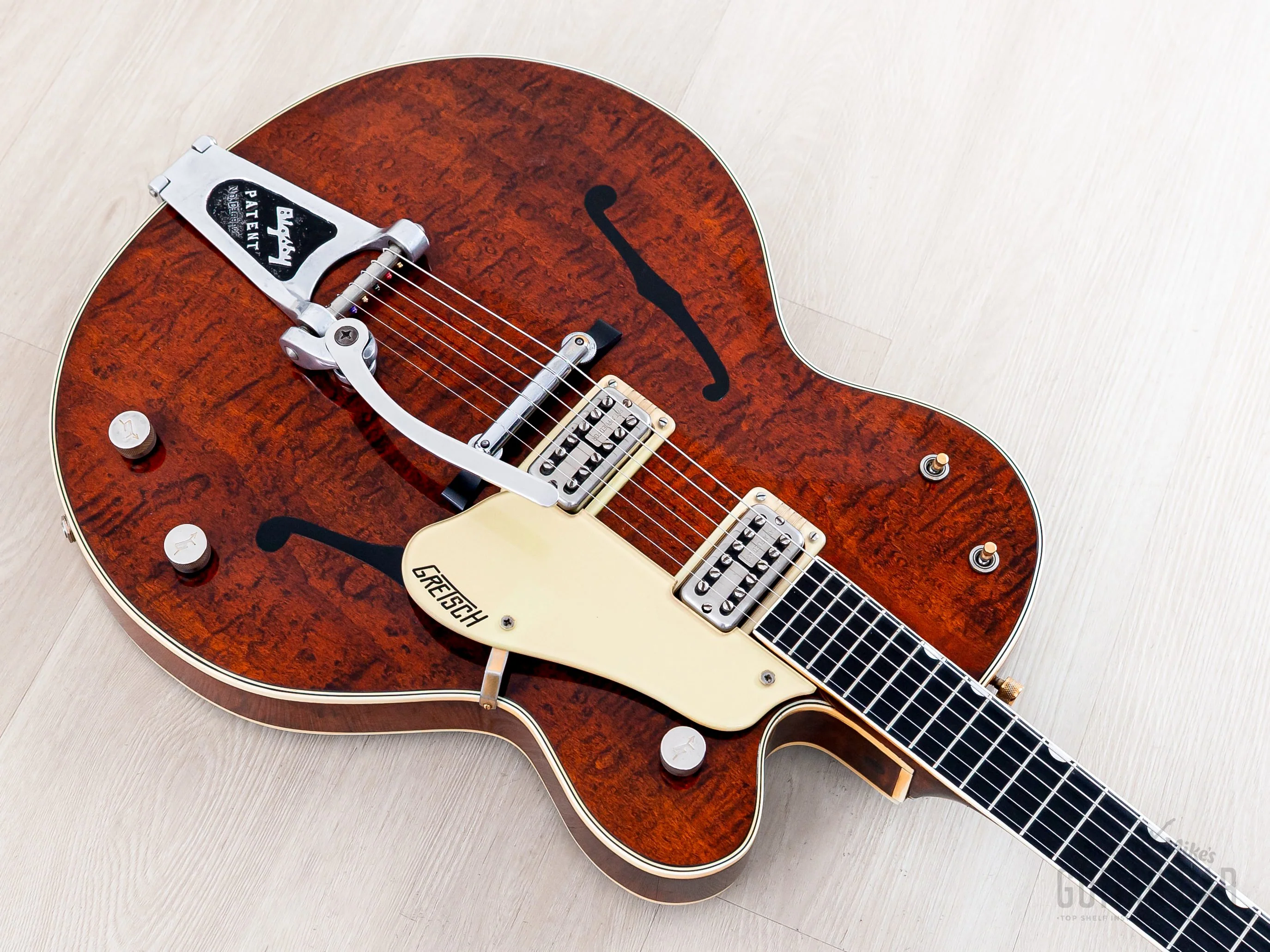 1959 Gretsch Chet Atkins Country Gentleman PX 6122 Walnut, Figured w/ Case & Catalog (one digit from Chet's '59) - Image 9