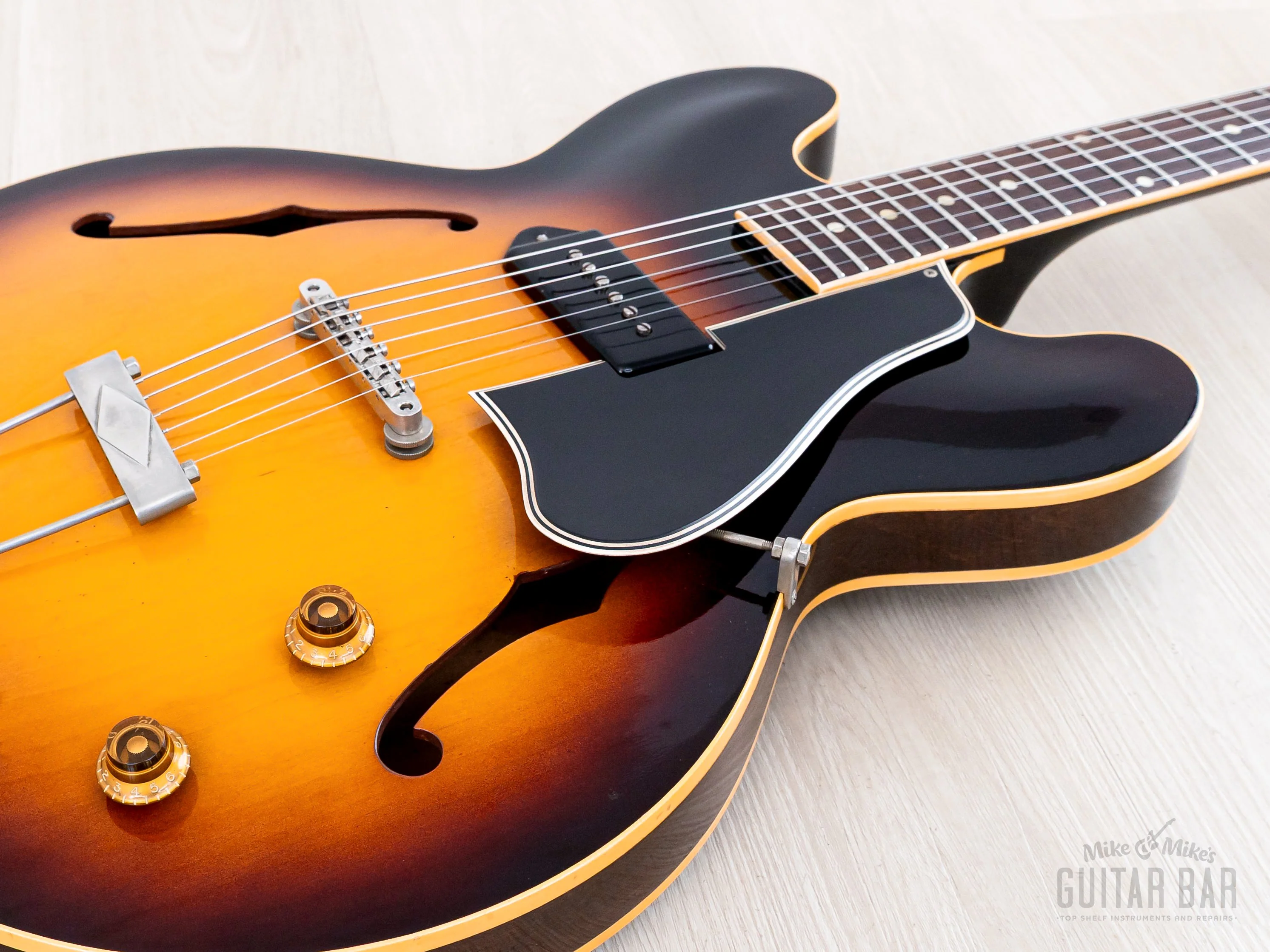 1960 Gibson ES-330 T Vintage Thinline Electric Guitar Sunburst, 100% Original w/ Case - Image 7