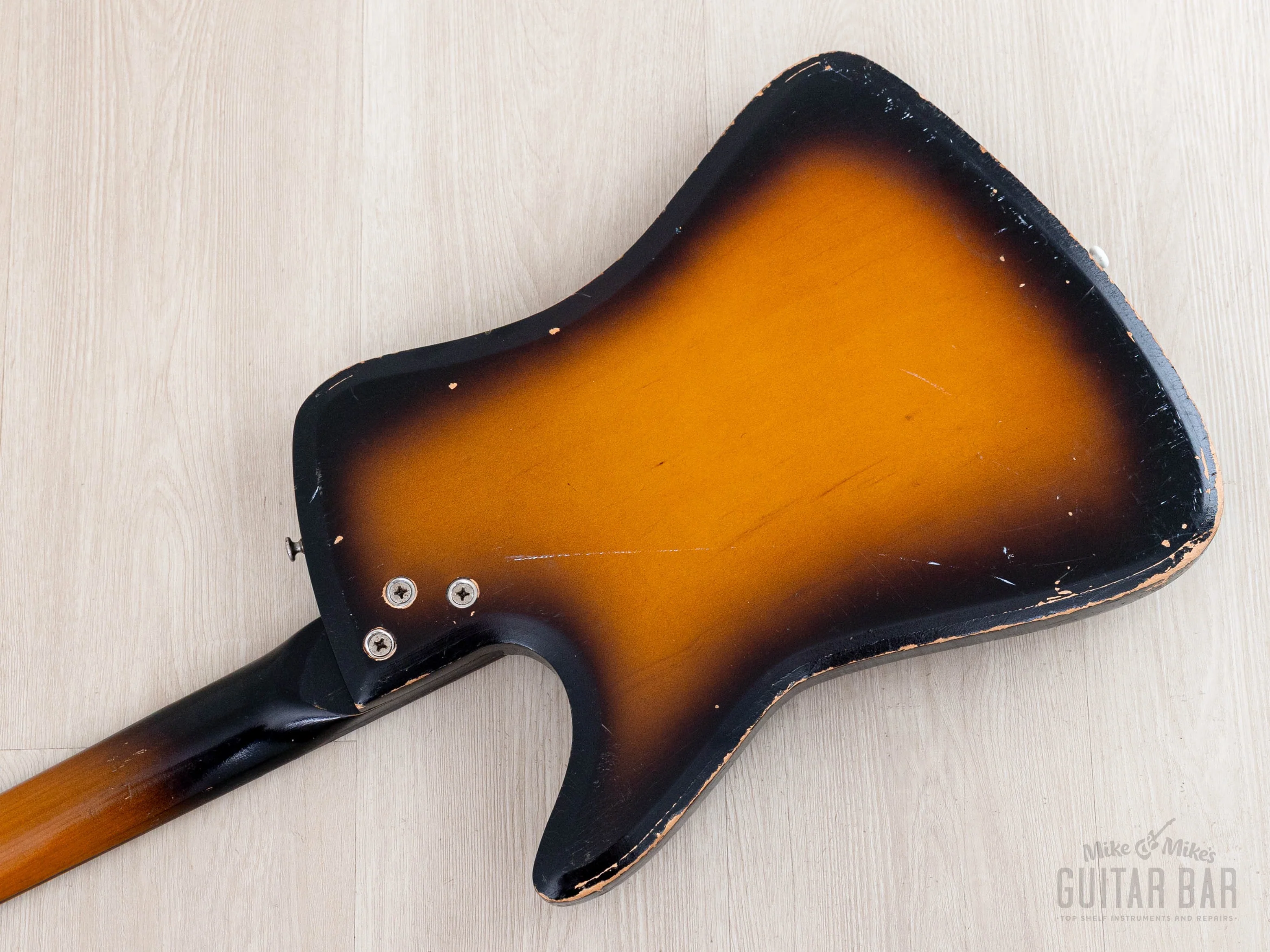 1960s Airline Bighorn Vintage Guitar, Ronin-Modded w/ Foilbuckers, Kay-Made - Image 14