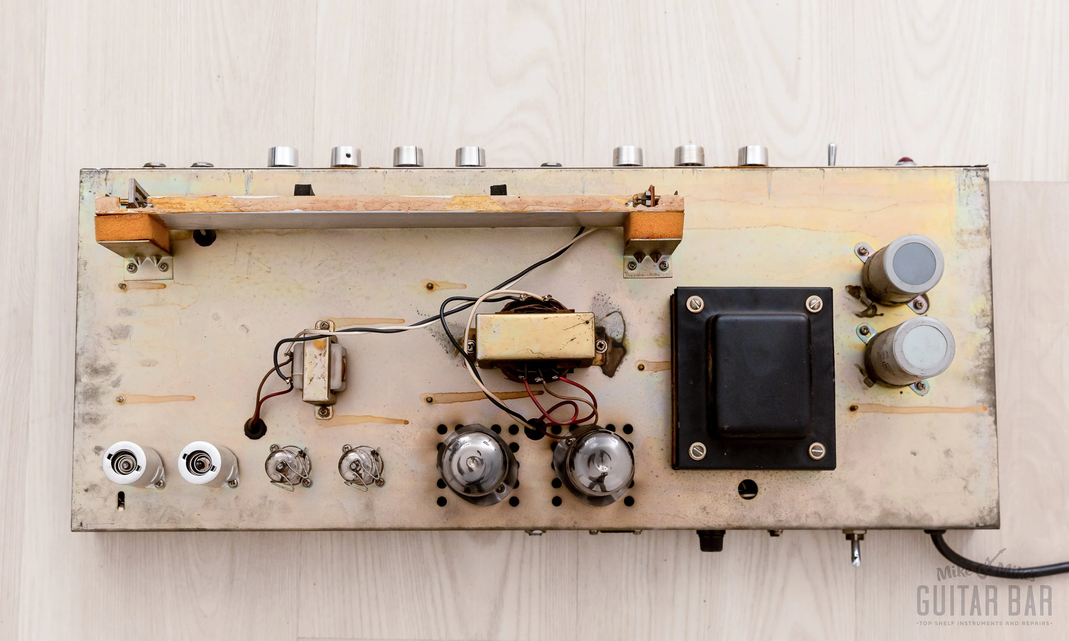 1960s Guyatone GA-930 Vintage Tube Amp Head w/ 6L6, Tokyo Sound Co, Japan - Image 9