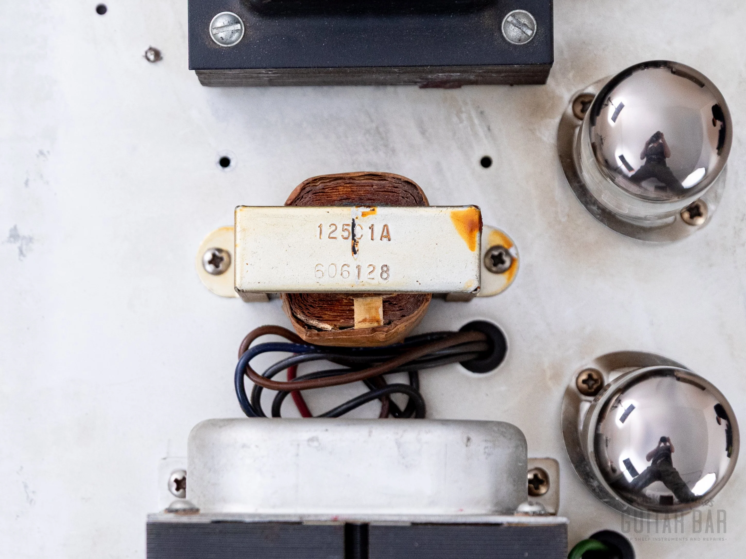1961 Fender Bassman 6G6 Blonde Brown Panel Vintage Piggyback Tube Amp 2x12 w/ Oxford 12M6 & Victoria Covers - Image 18