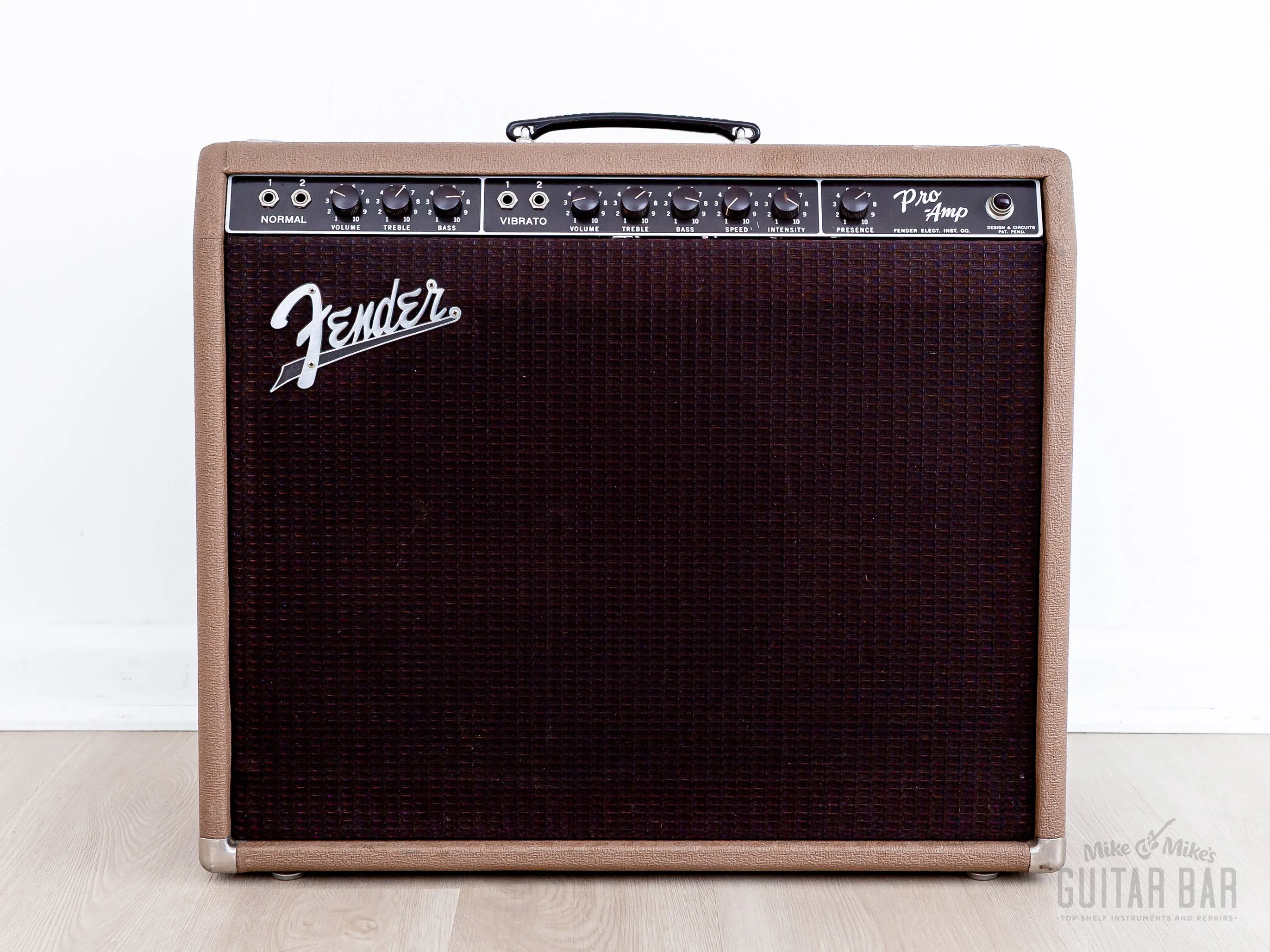 1961 Fender Pro Brown Panel Pre-CBS Vintage Tube Amp 1x15 Collector-Grade w/ Jensen P15N