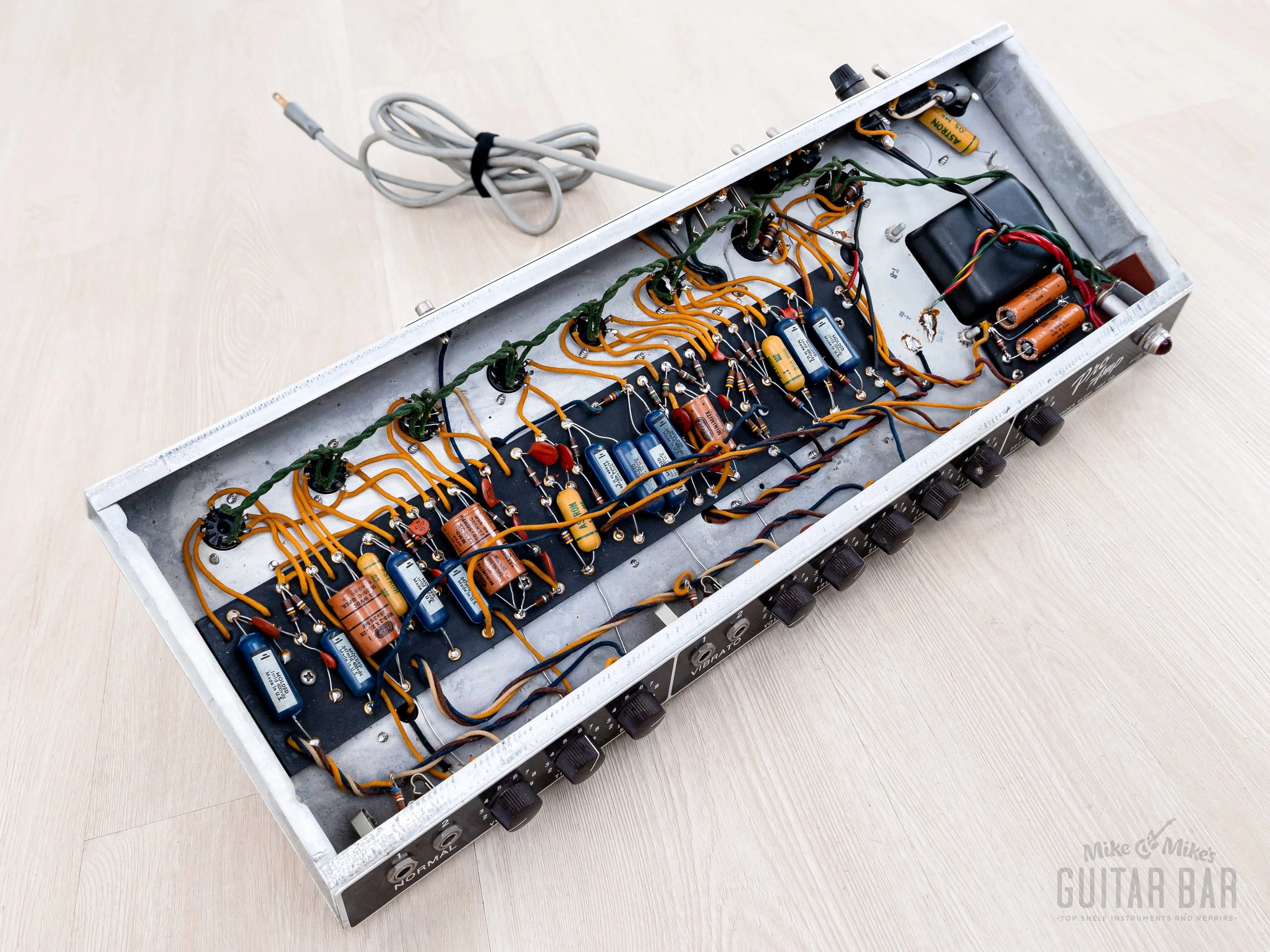 1961 Fender Pro Brown Panel Pre-CBS Vintage Tube Amp 1x15 Collector-Grade w/ Jensen P15N - Image 12
