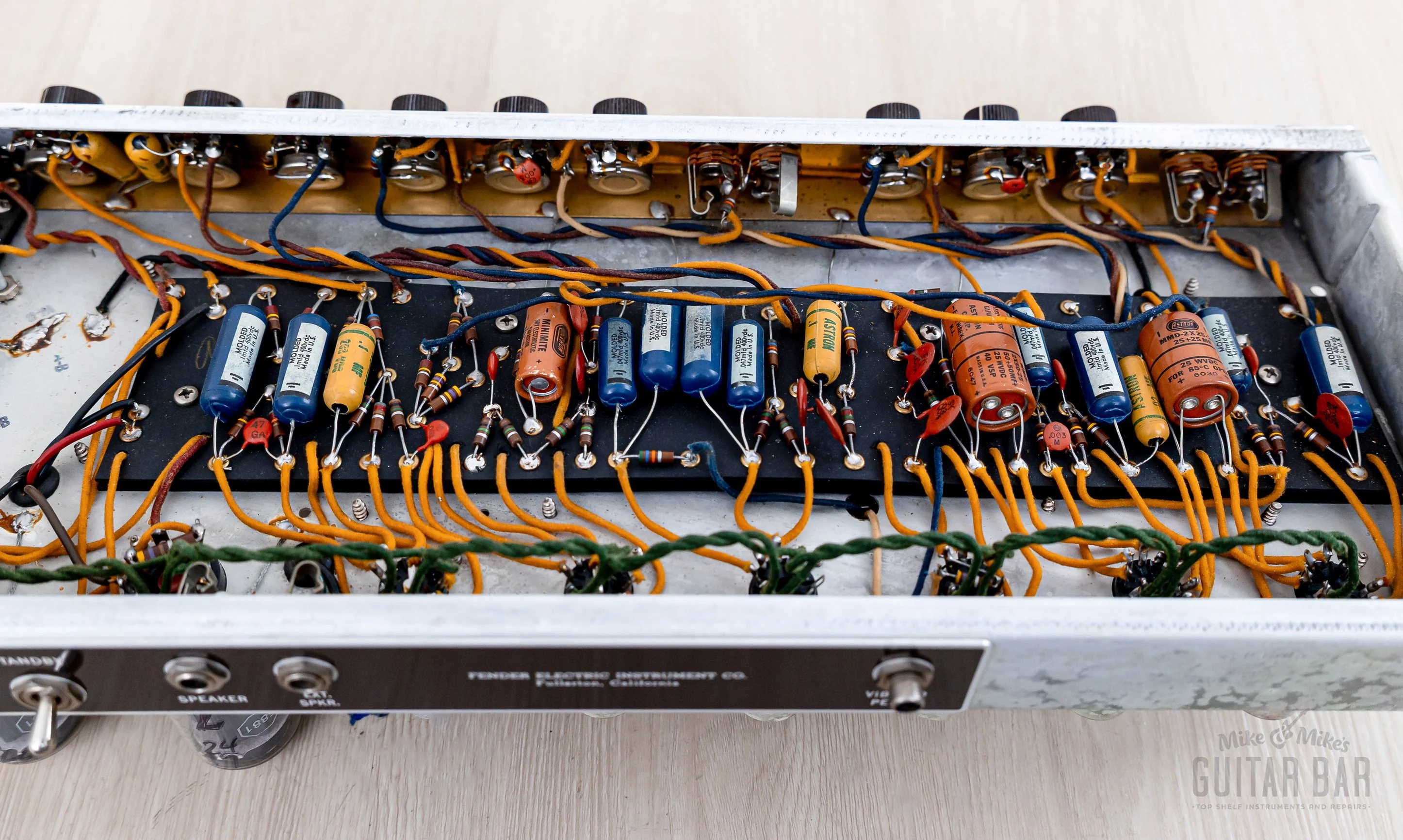 1961 Fender Pro Brown Panel Pre-CBS Vintage Tube Amp 1x15 Collector-Grade w/ Jensen P15N - Image 13