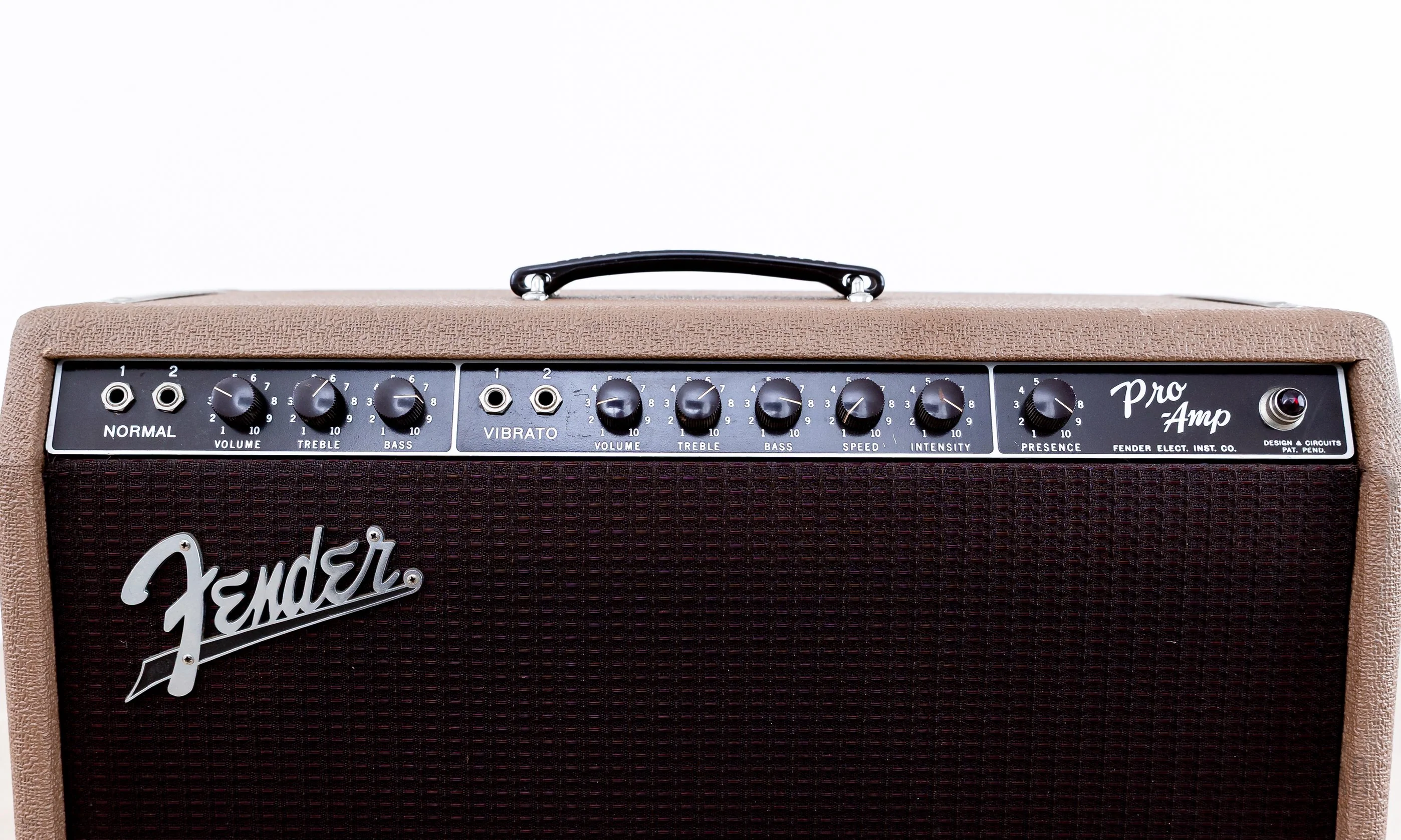 1961 Fender Pro Brown Panel Pre-CBS Vintage Tube Amp 1x15 Collector-Grade w/ Jensen P15N - Image 2