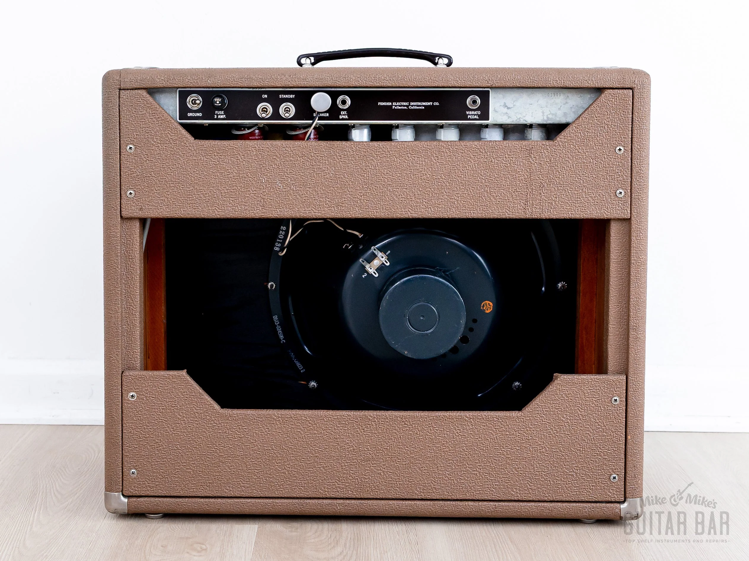 1961 Fender Pro Brown Panel Pre-CBS Vintage Tube Amp 1x15 Collector-Grade w/ Jensen P15N - Image 7