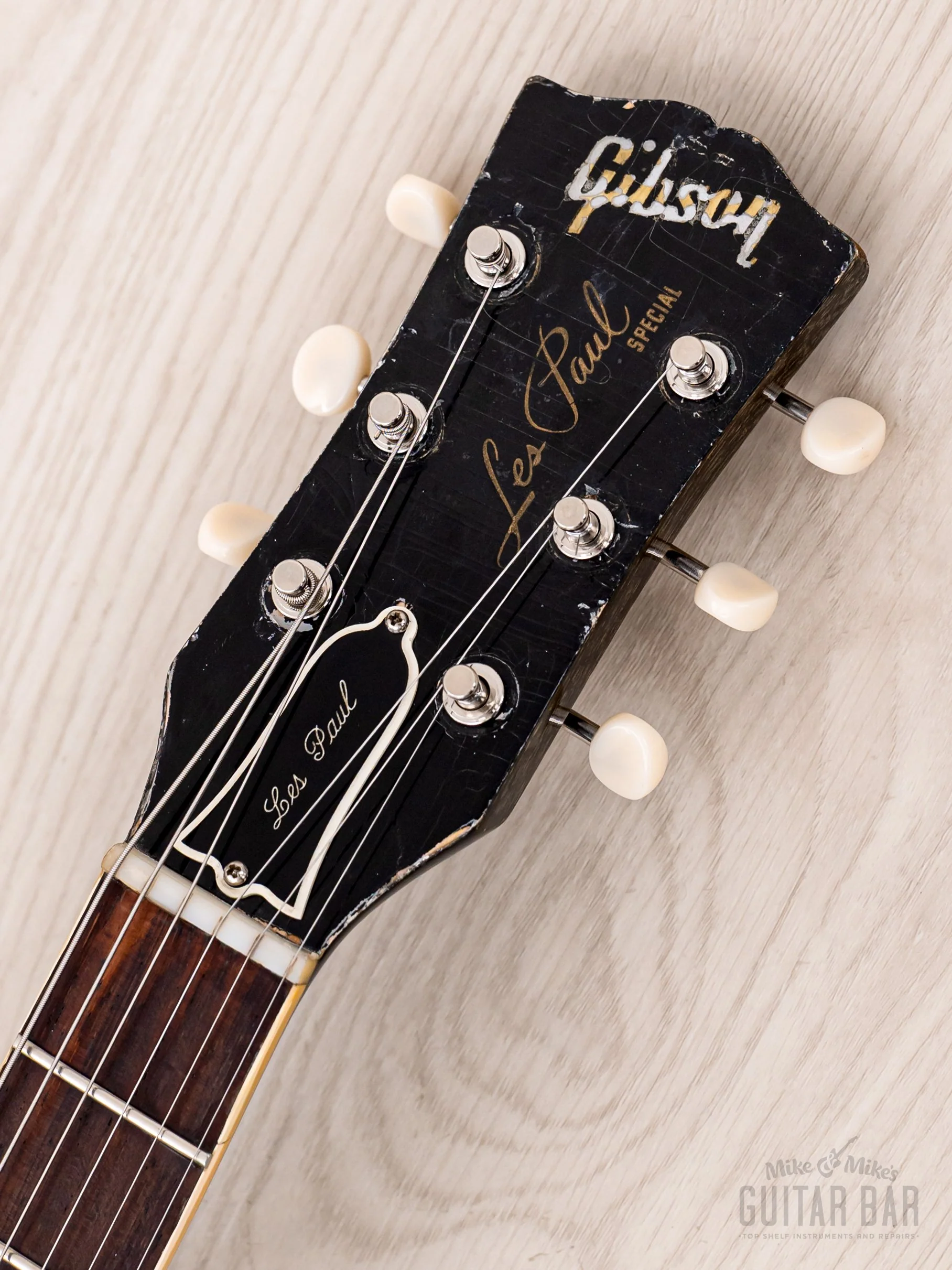 1961 Gibson Les Paul Special Double Cut Vintage Guitar Silver Fox (Dog Hair) w/ Case, Riggio - Image 4