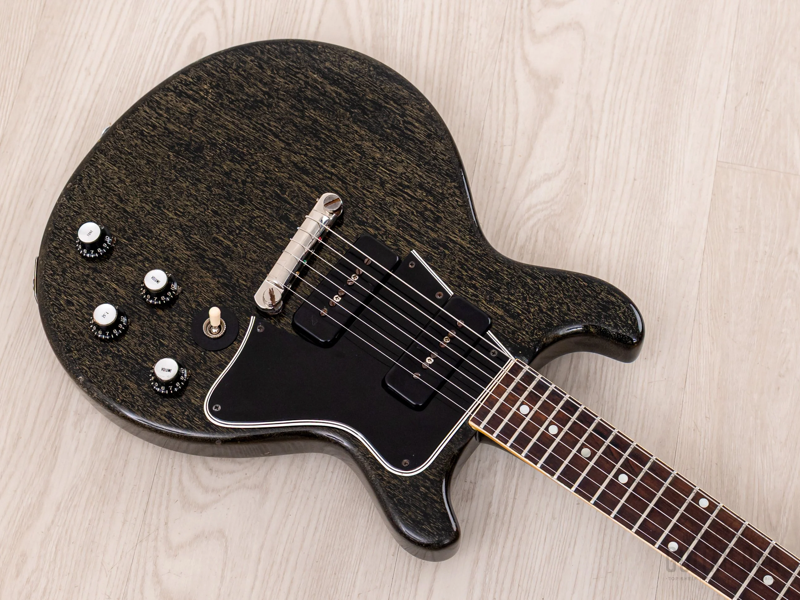 1961 Gibson Les Paul Special Double Cut Vintage Guitar Silver Fox (Dog Hair) w/ Case, Riggio - Image 9