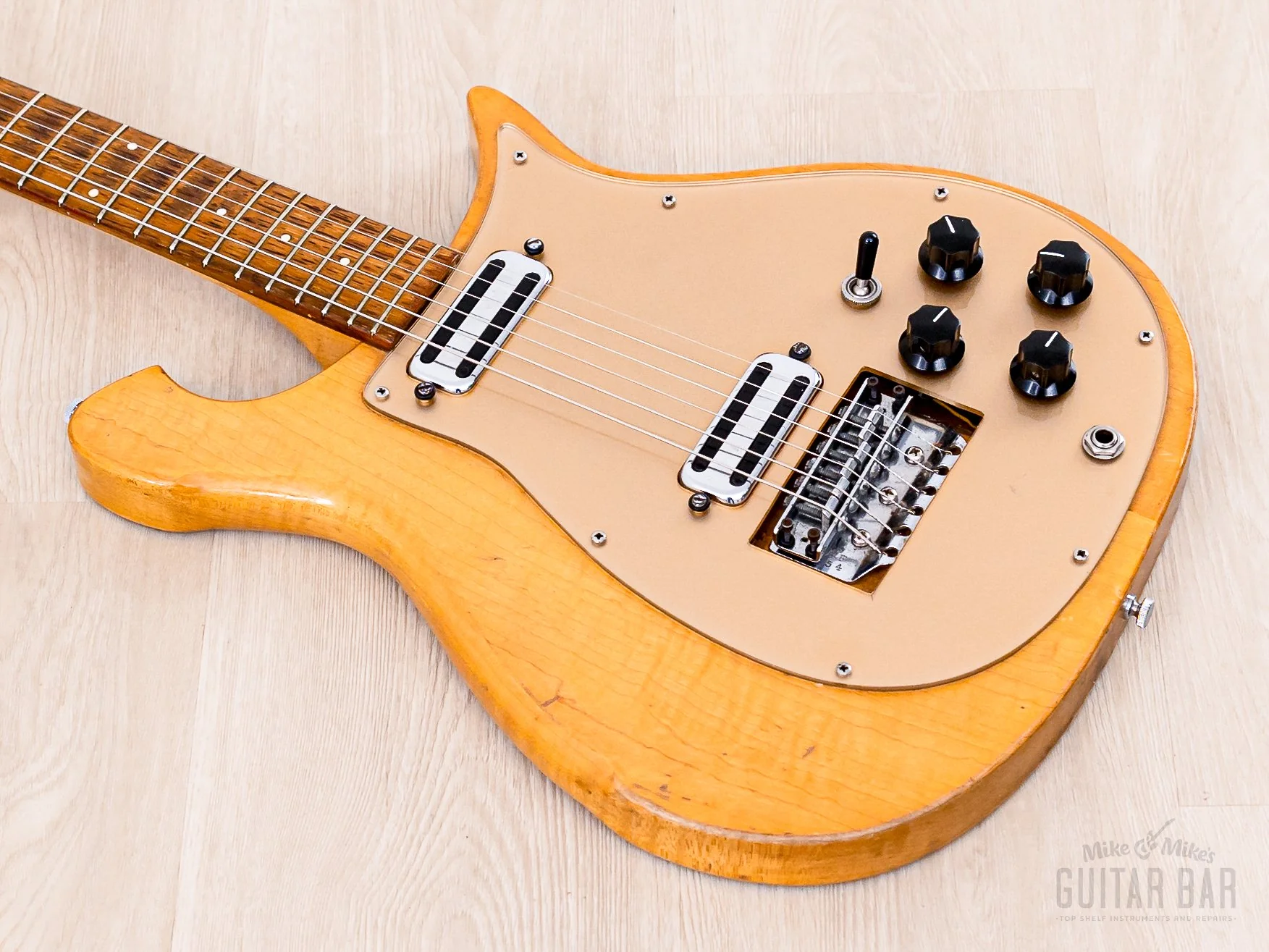 1961 Rickenbacker 450 Combo Vintage Electric Guitar Mapleglo w/ Toaster Top Pickups, Case - Image 10