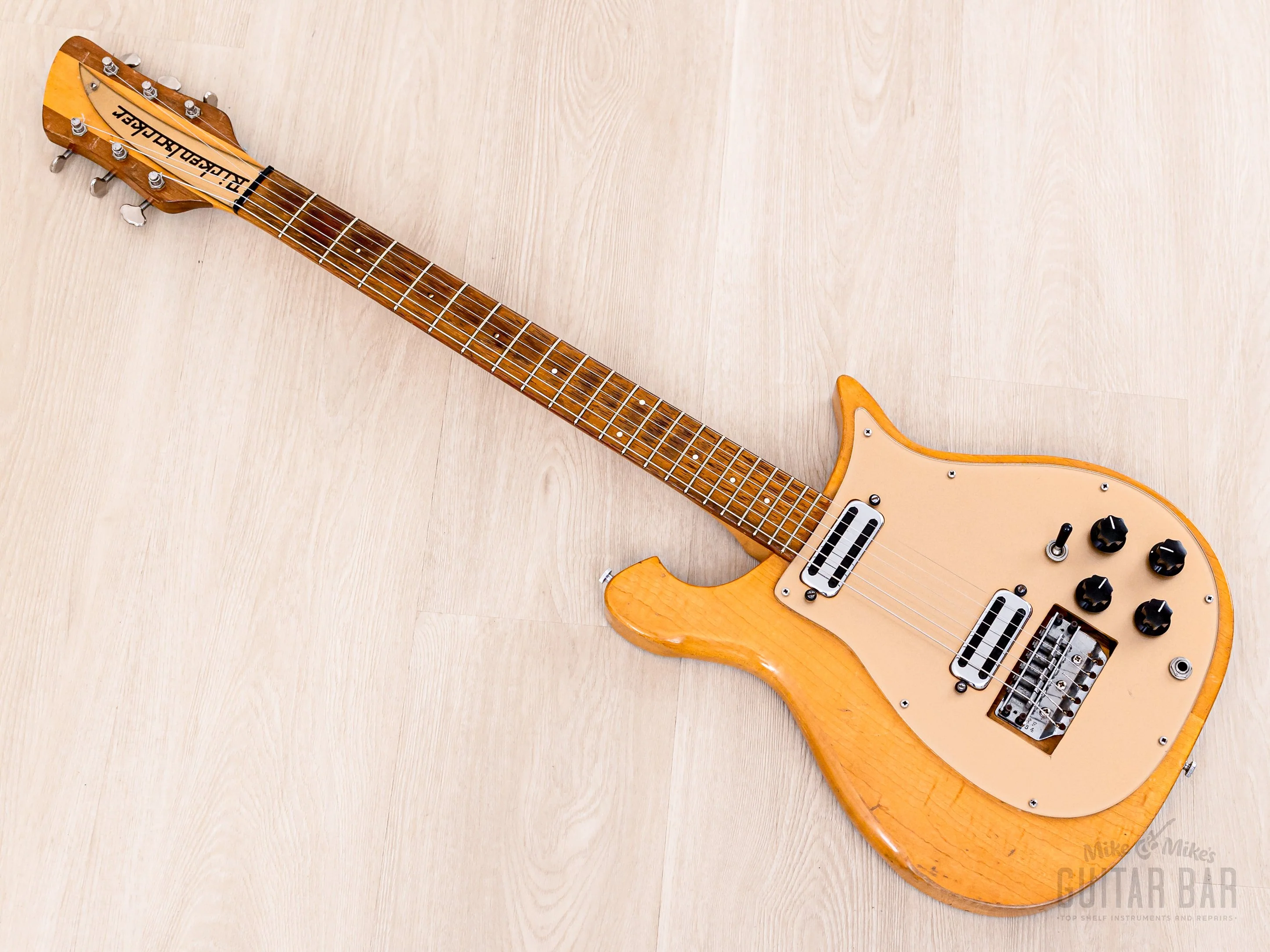 1961 Rickenbacker 450 Combo Vintage Electric Guitar Mapleglo w/ Toaster Top Pickups, Case - Image 11