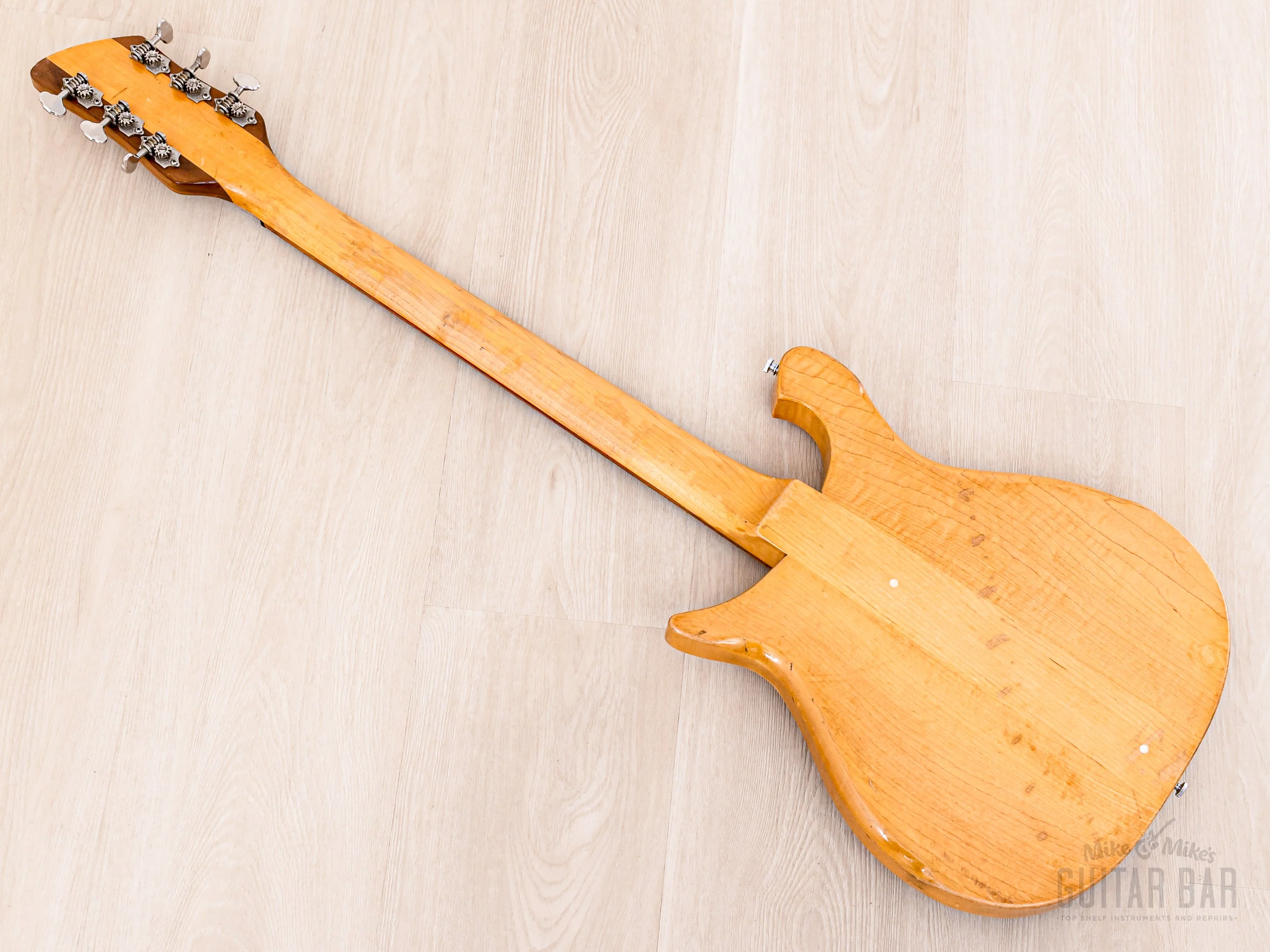 1961 Rickenbacker 450 Combo Vintage Electric Guitar Mapleglo w/ Toaster Top Pickups, Case - Image 12