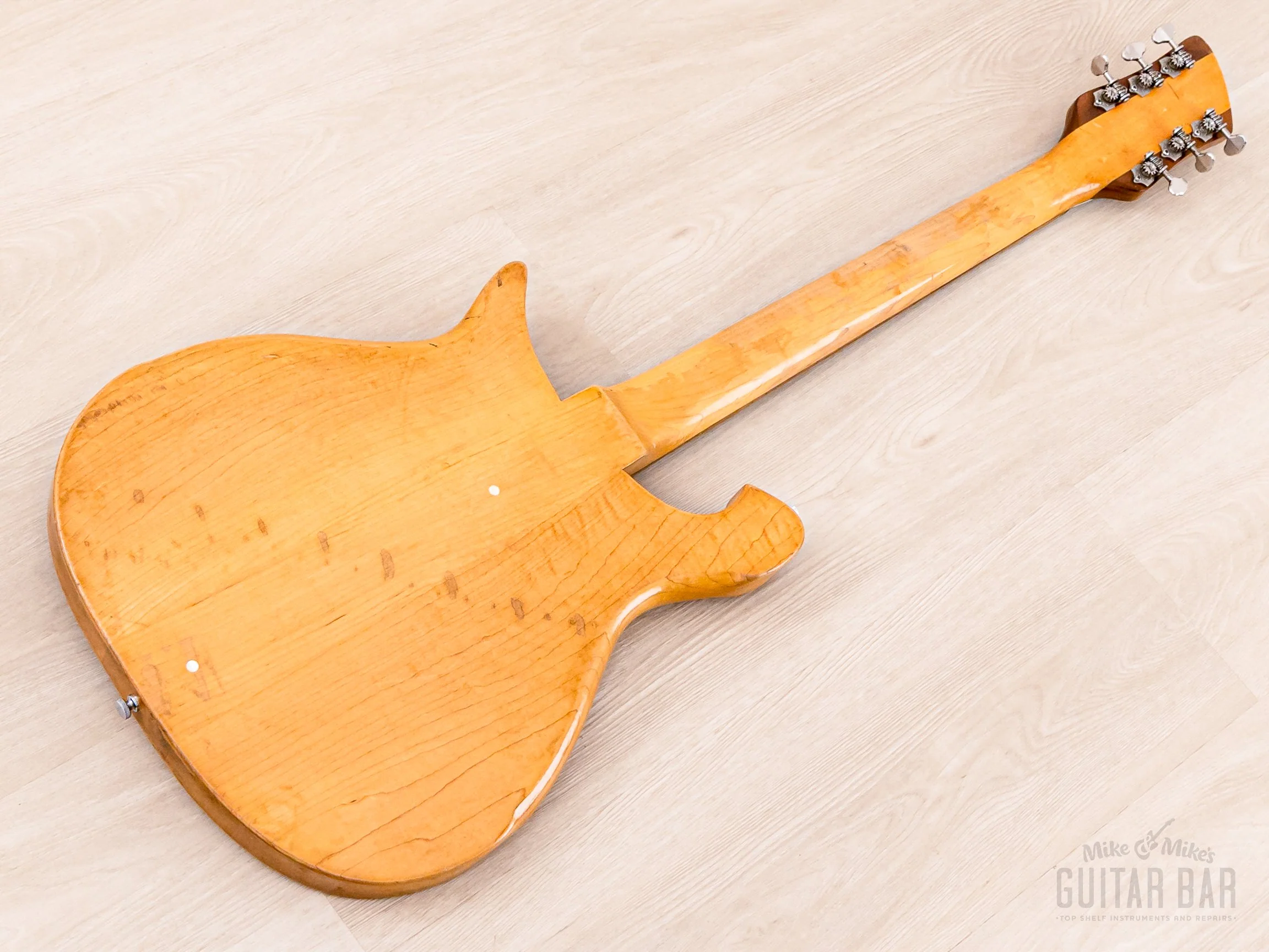 1961 Rickenbacker 450 Combo Vintage Electric Guitar Mapleglo w/ Toaster Top Pickups, Case - Image 13