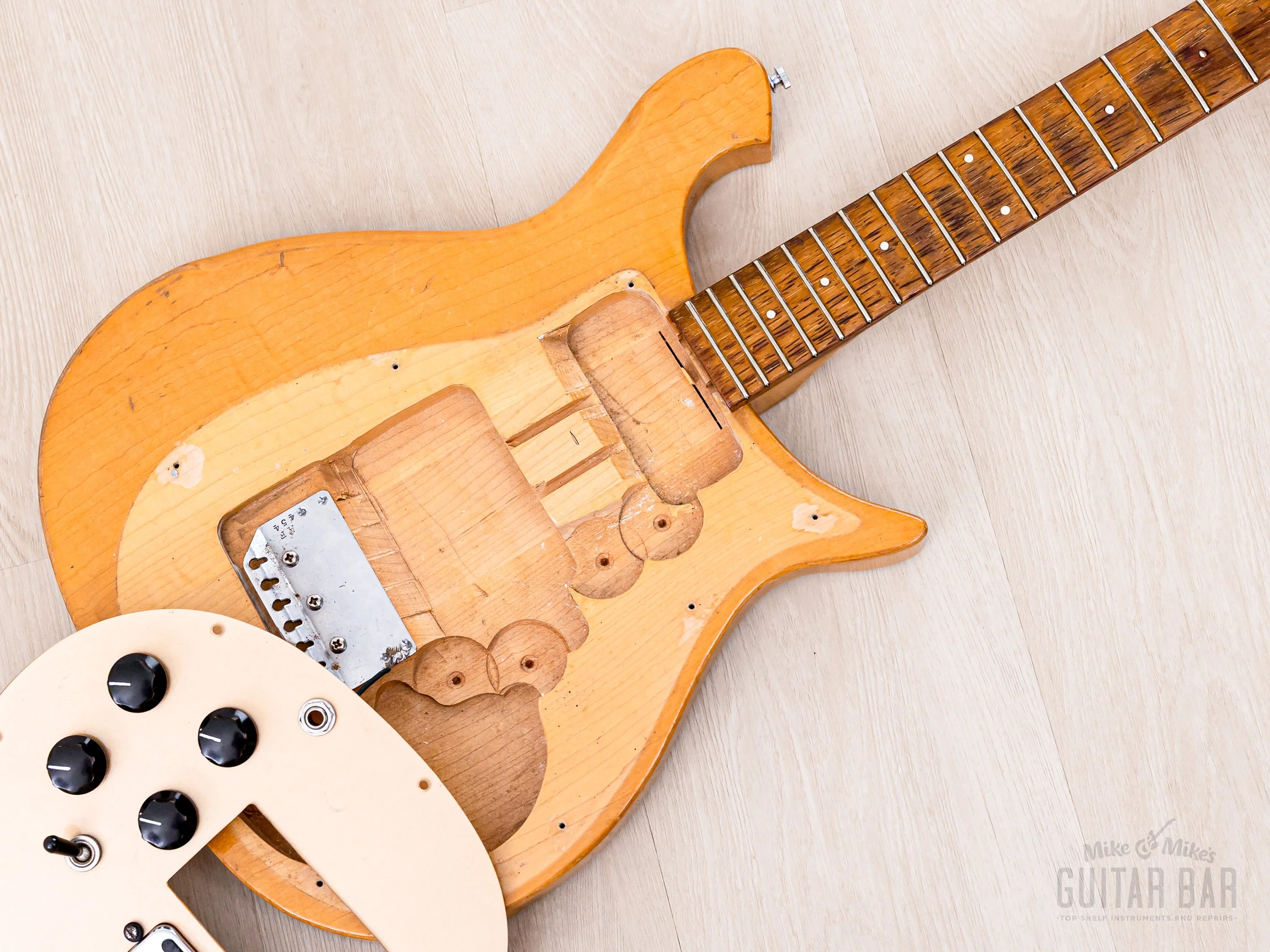 1961 Rickenbacker 450 Combo Vintage Electric Guitar Mapleglo w/ Toaster Top Pickups, Case - Image 18