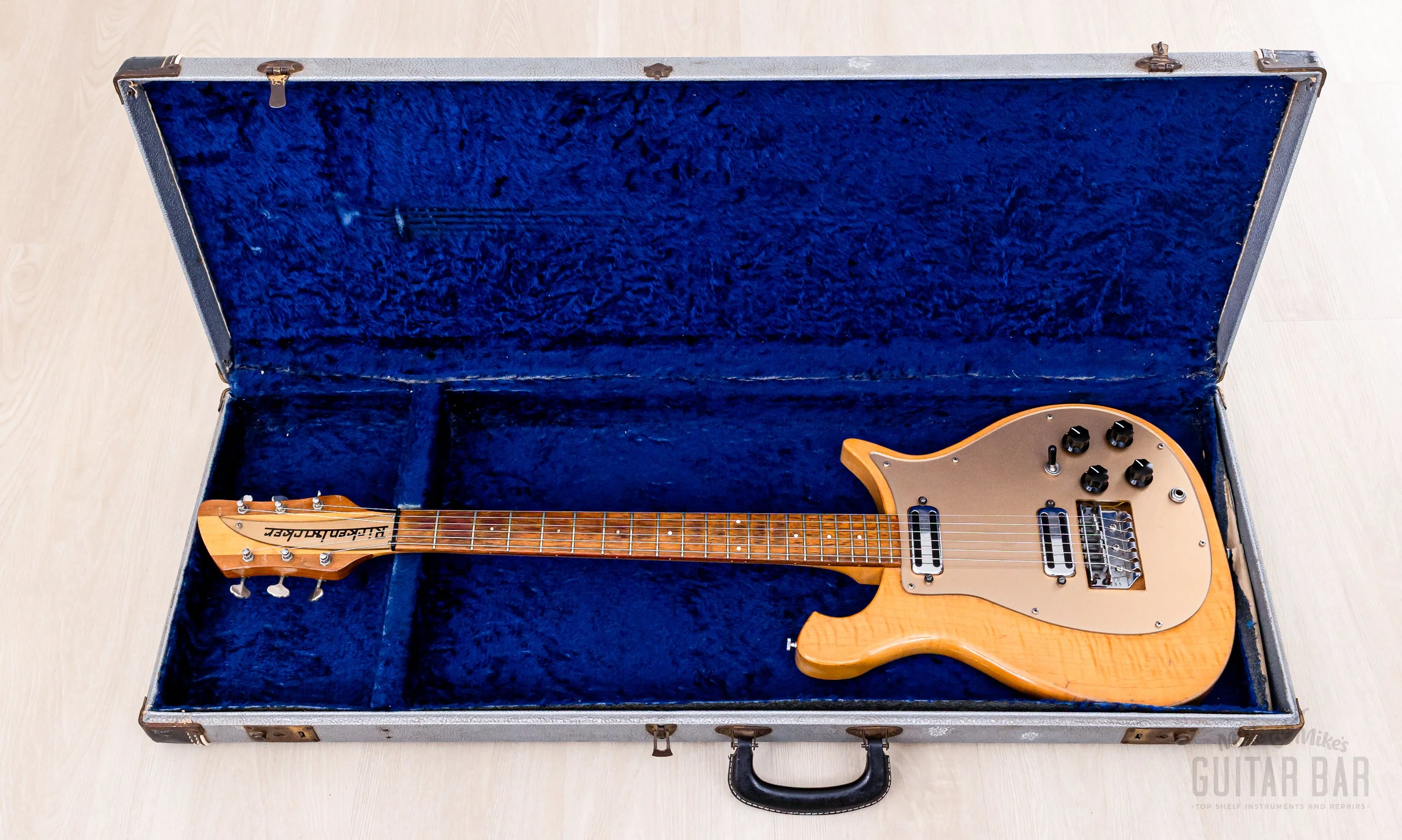 1961 Rickenbacker 450 Combo Vintage Electric Guitar Mapleglo w/ Toaster Top Pickups, Case - Image 20