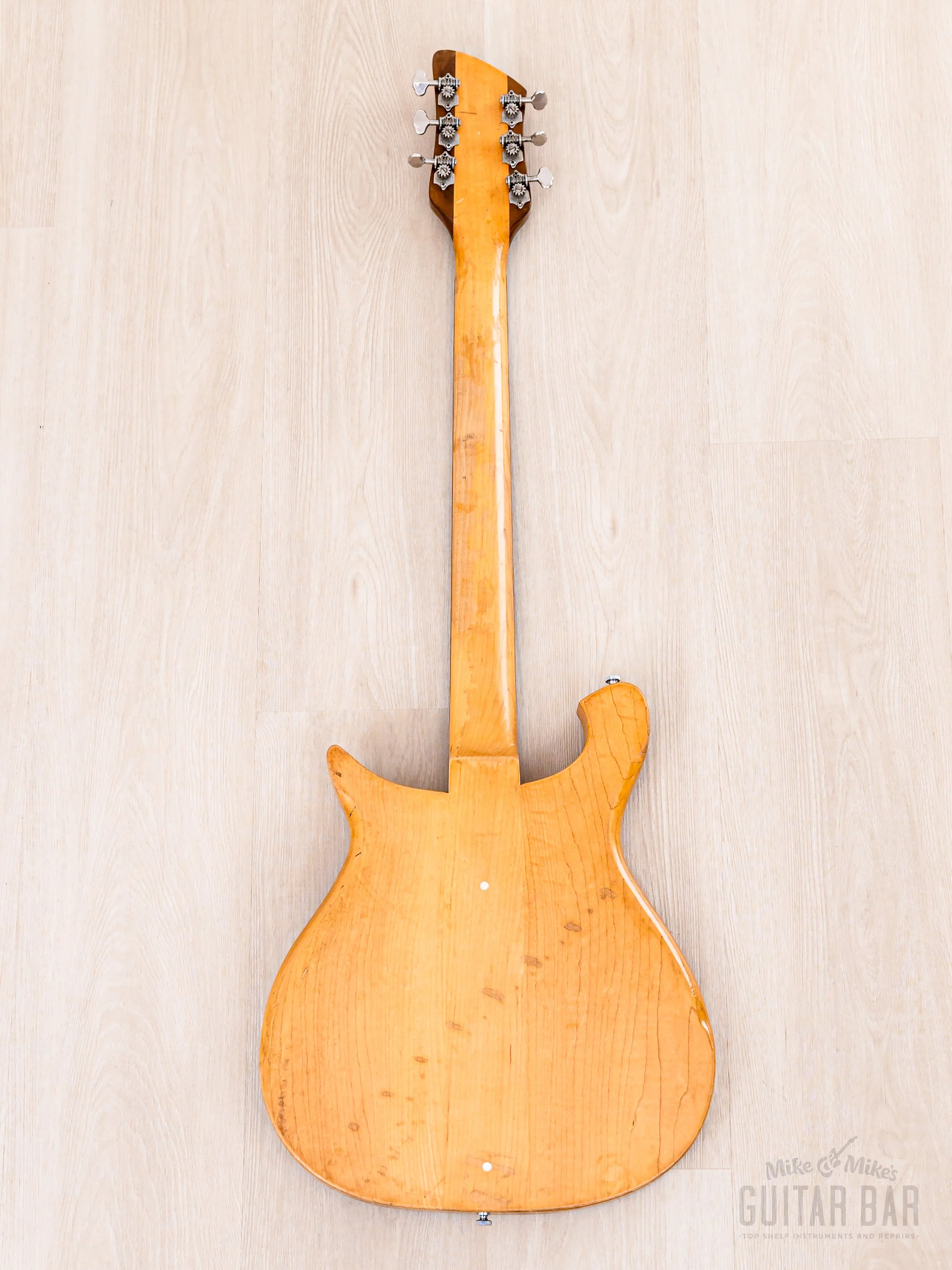 1961 Rickenbacker 450 Combo Vintage Electric Guitar Mapleglo w/ Toaster Top Pickups, Case - Image 3
