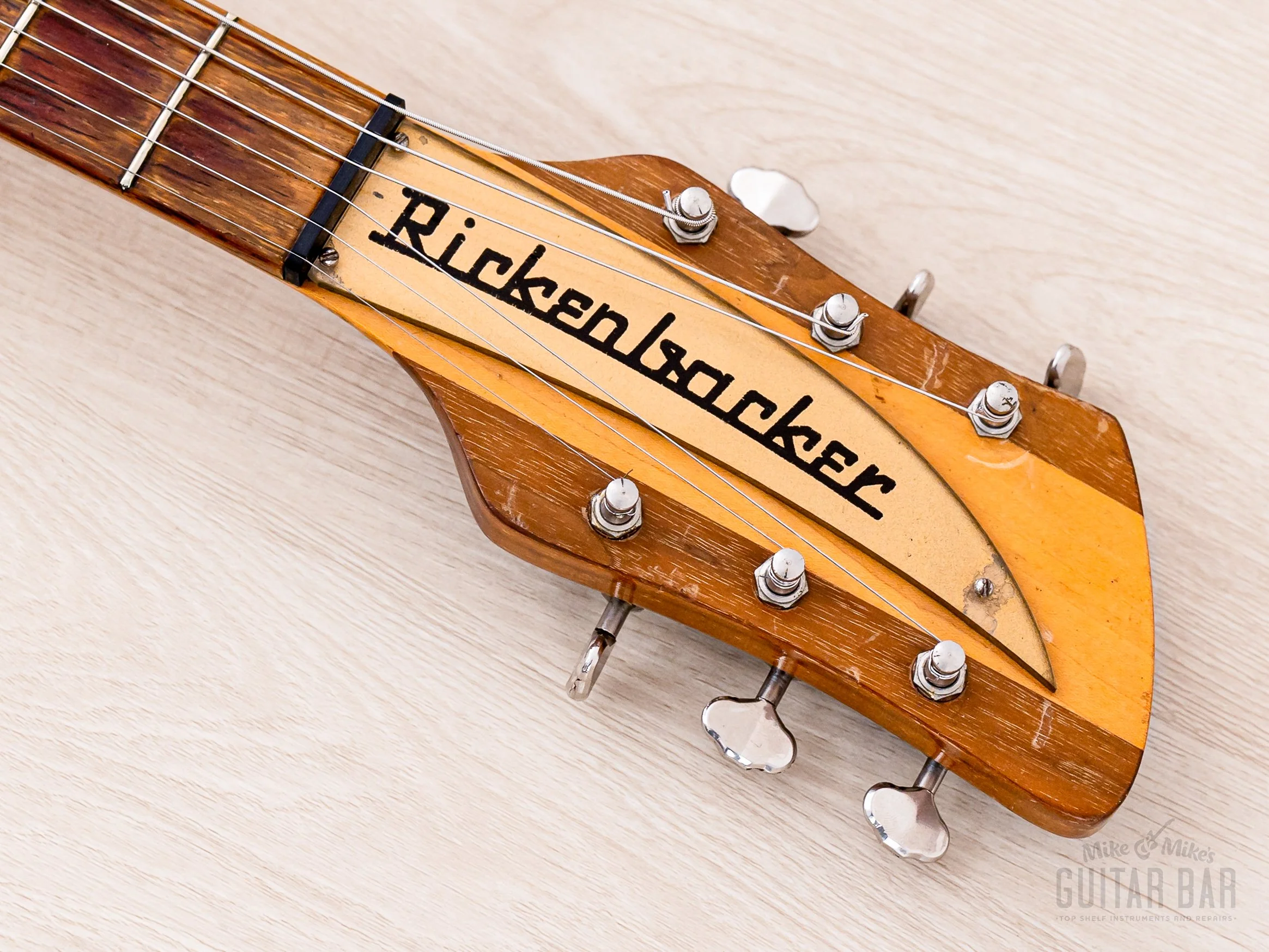 1961 Rickenbacker 450 Combo Vintage Electric Guitar Mapleglo w/ Toaster Top Pickups, Case - Image 4