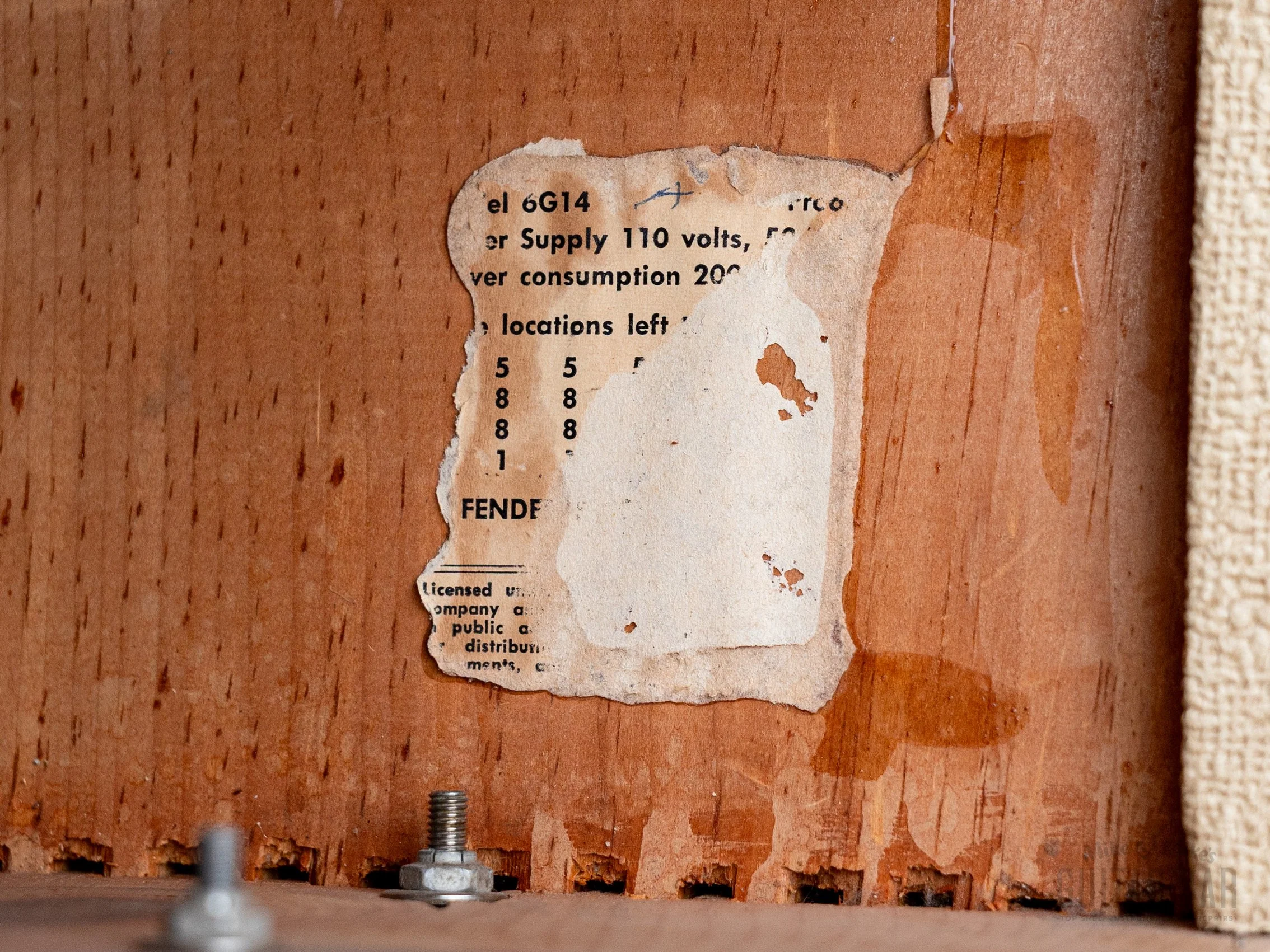 1962 Fender Dual Showman Blonde Brown Panel Vintage Piggyback Tube Amp 2x15 w/ JBL D130F, Victoria Cover - Image 15
