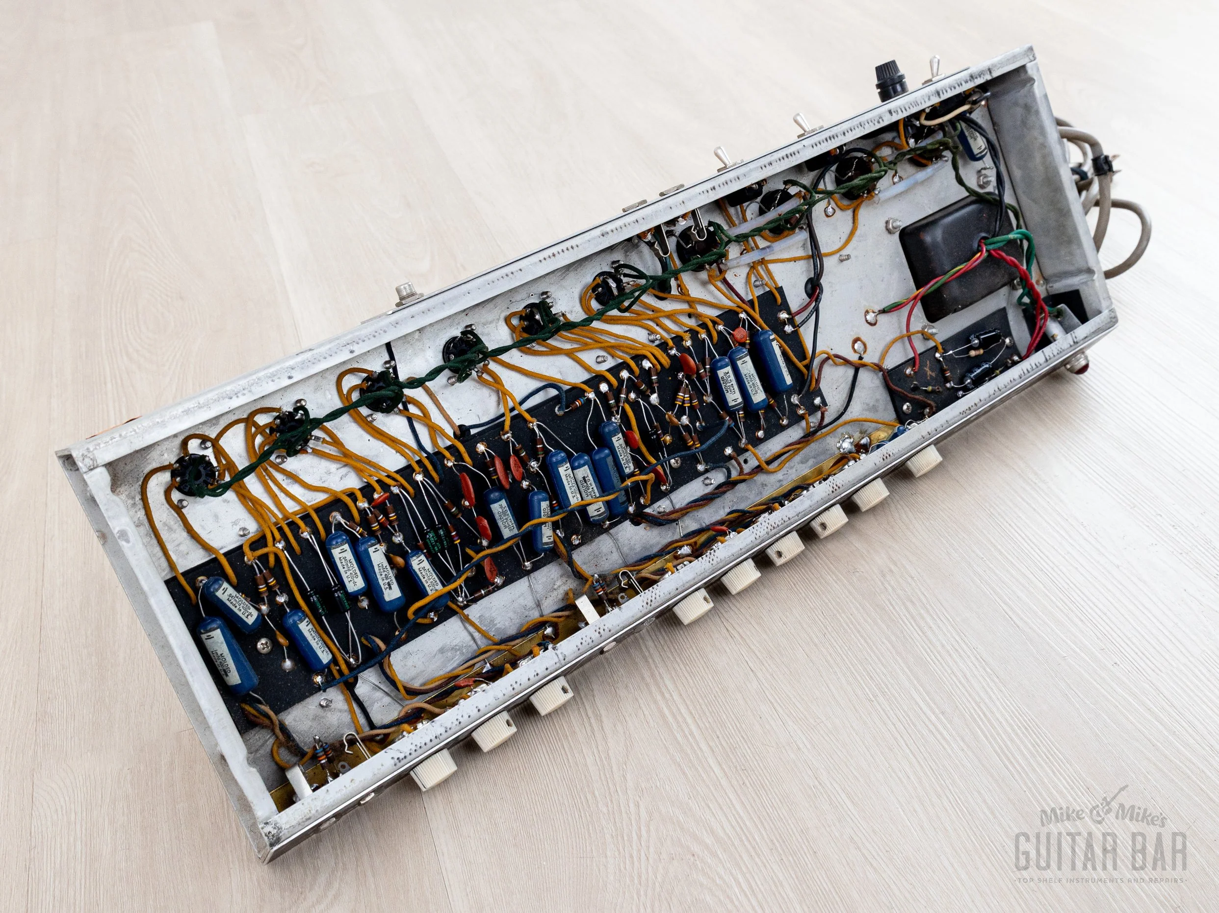 1962 Fender Dual Showman Blonde Brown Panel Vintage Piggyback Tube Amp 2x15 w/ JBL D130F, Victoria Cover - Image 16