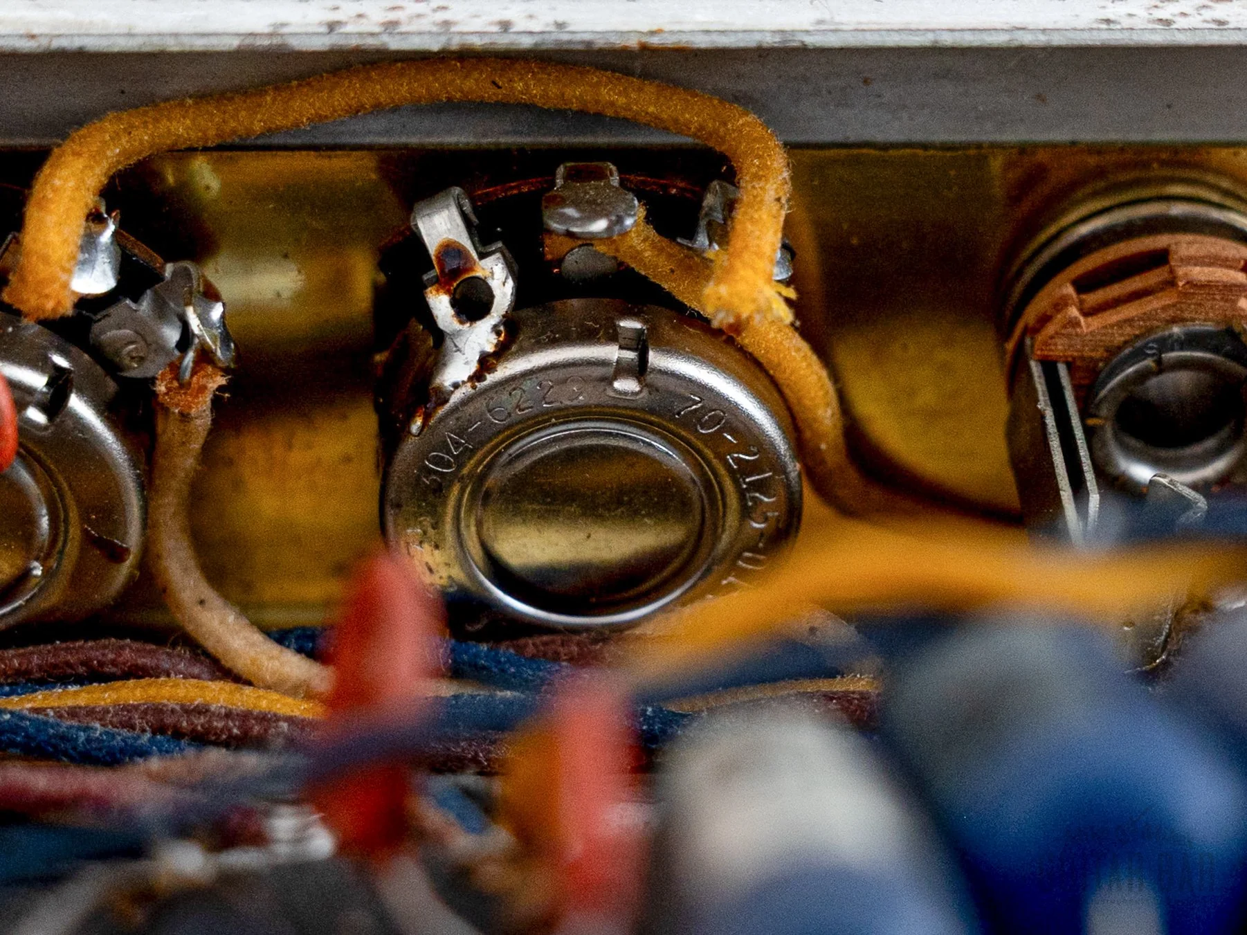 1962 Fender Dual Showman Blonde Brown Panel Vintage Piggyback Tube Amp 2x15 w/ JBL D130F, Victoria Cover - Image 18