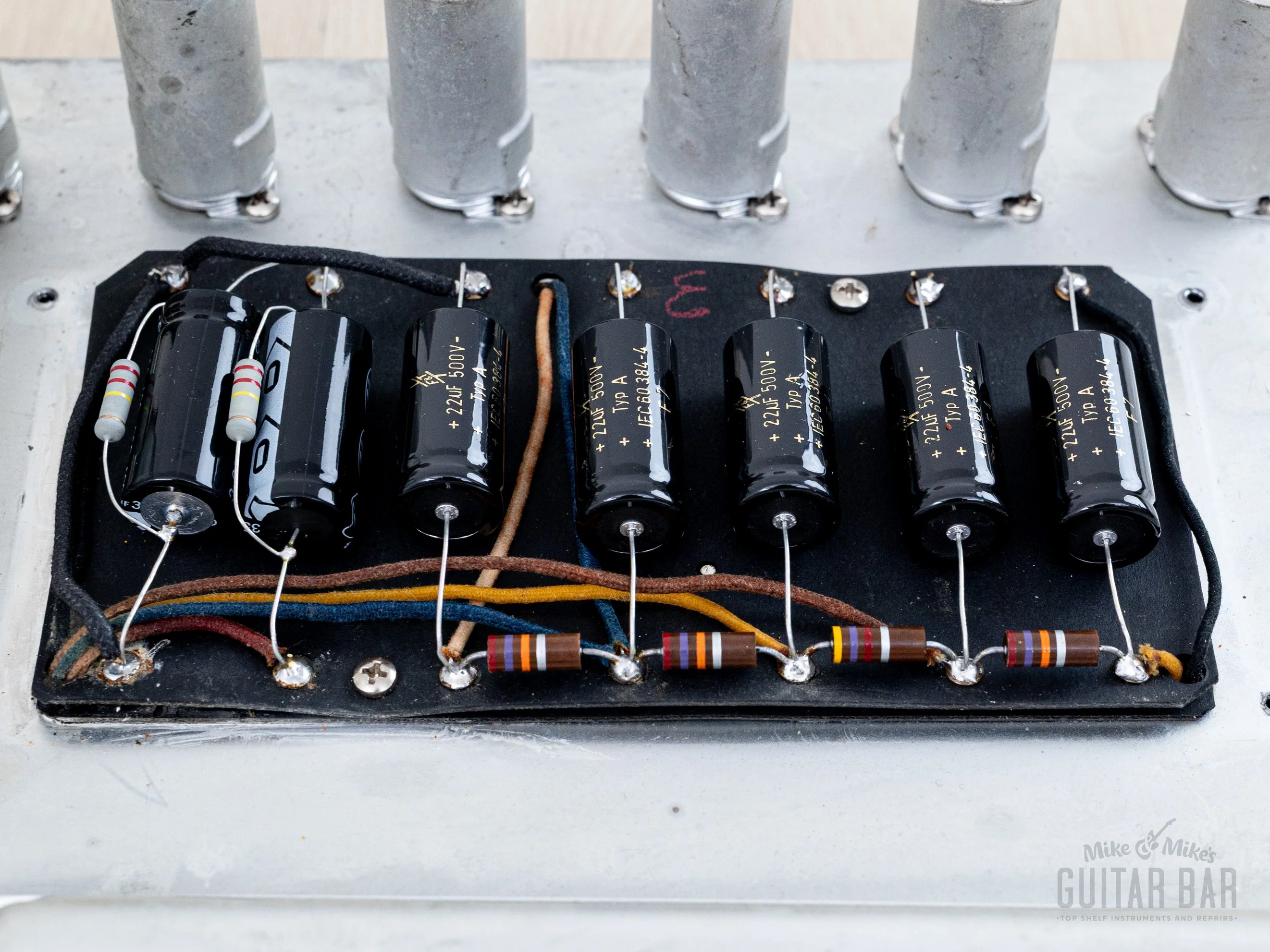 1962 Fender Dual Showman Blonde Brown Panel Vintage Piggyback Tube Amp 2x15 w/ JBL D130F, Victoria Cover - Image 23
