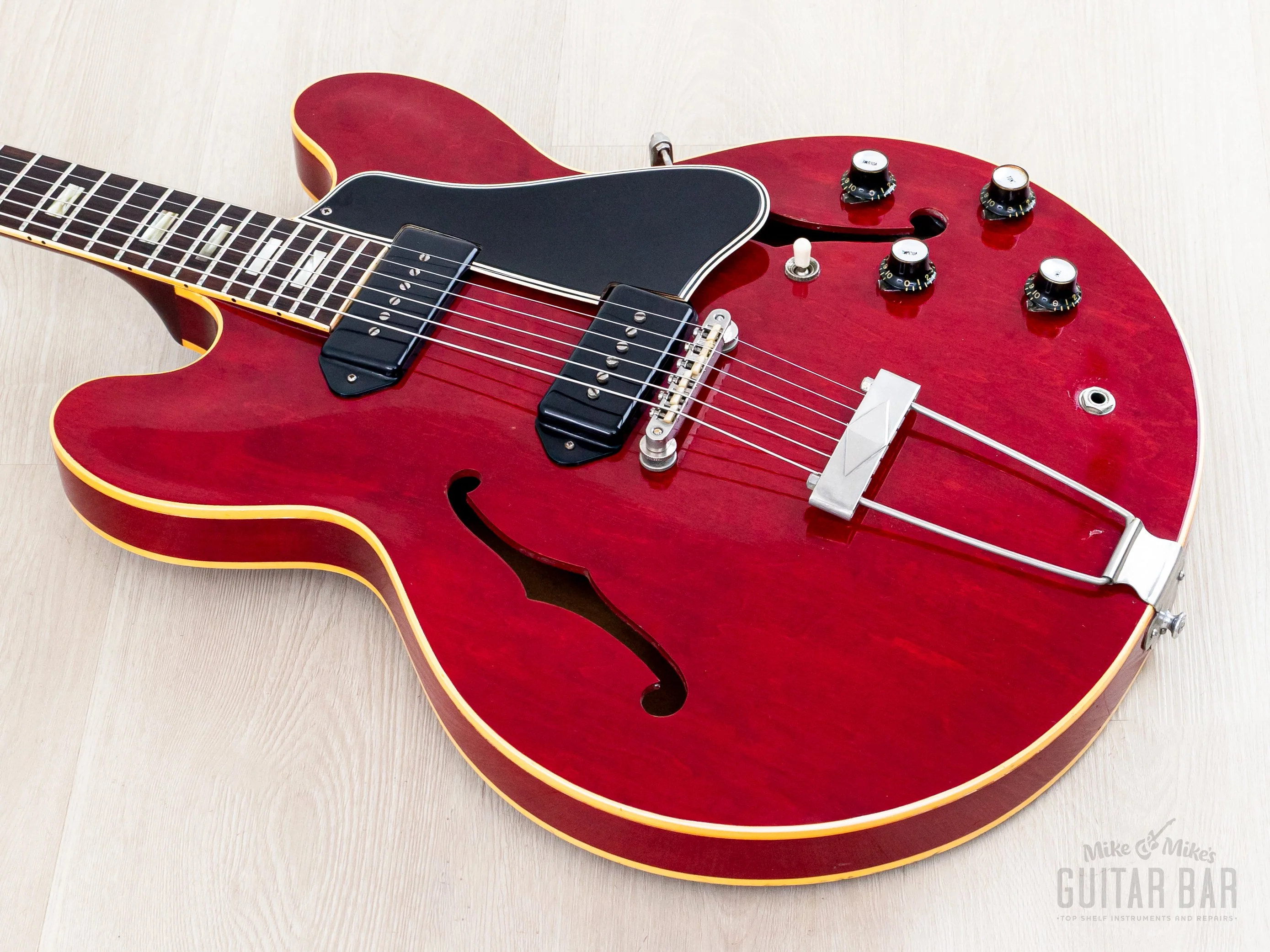 1962 Gibson ES-330 TDC Vintage Hollowbody Electric Guitar Cherry Collector-Grade w/ Case - Image 10