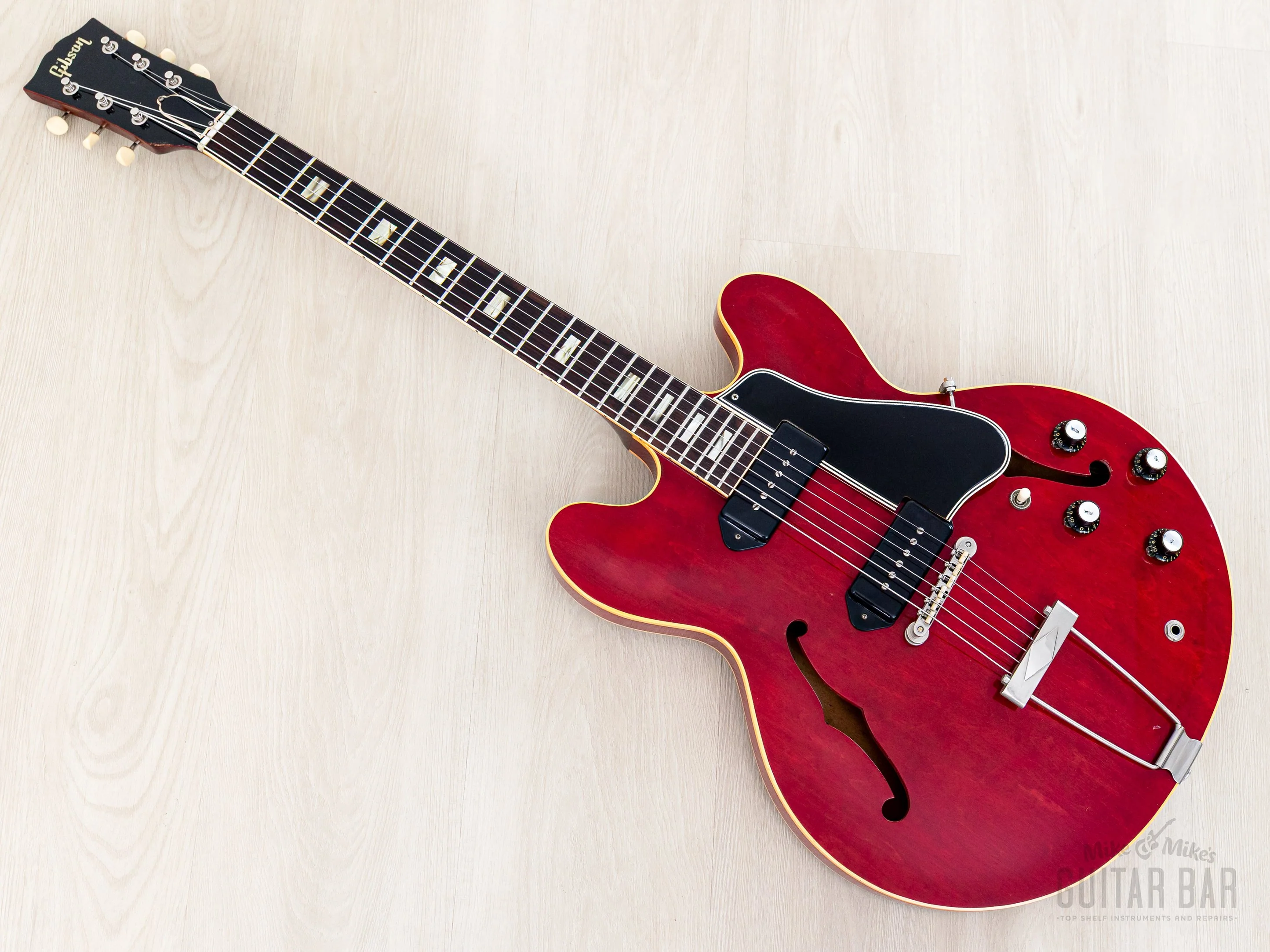 1962 Gibson ES-330 TDC Vintage Hollowbody Electric Guitar Cherry Collector-Grade w/ Case - Image 12