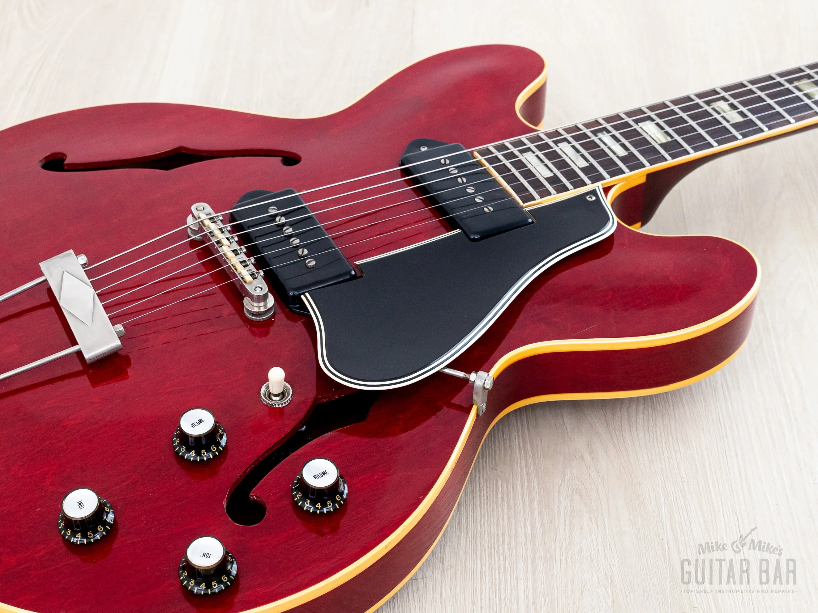 1962 Gibson ES-330 TDC Vintage Hollowbody Electric Guitar Cherry Collector-Grade w/ Case - Image 7