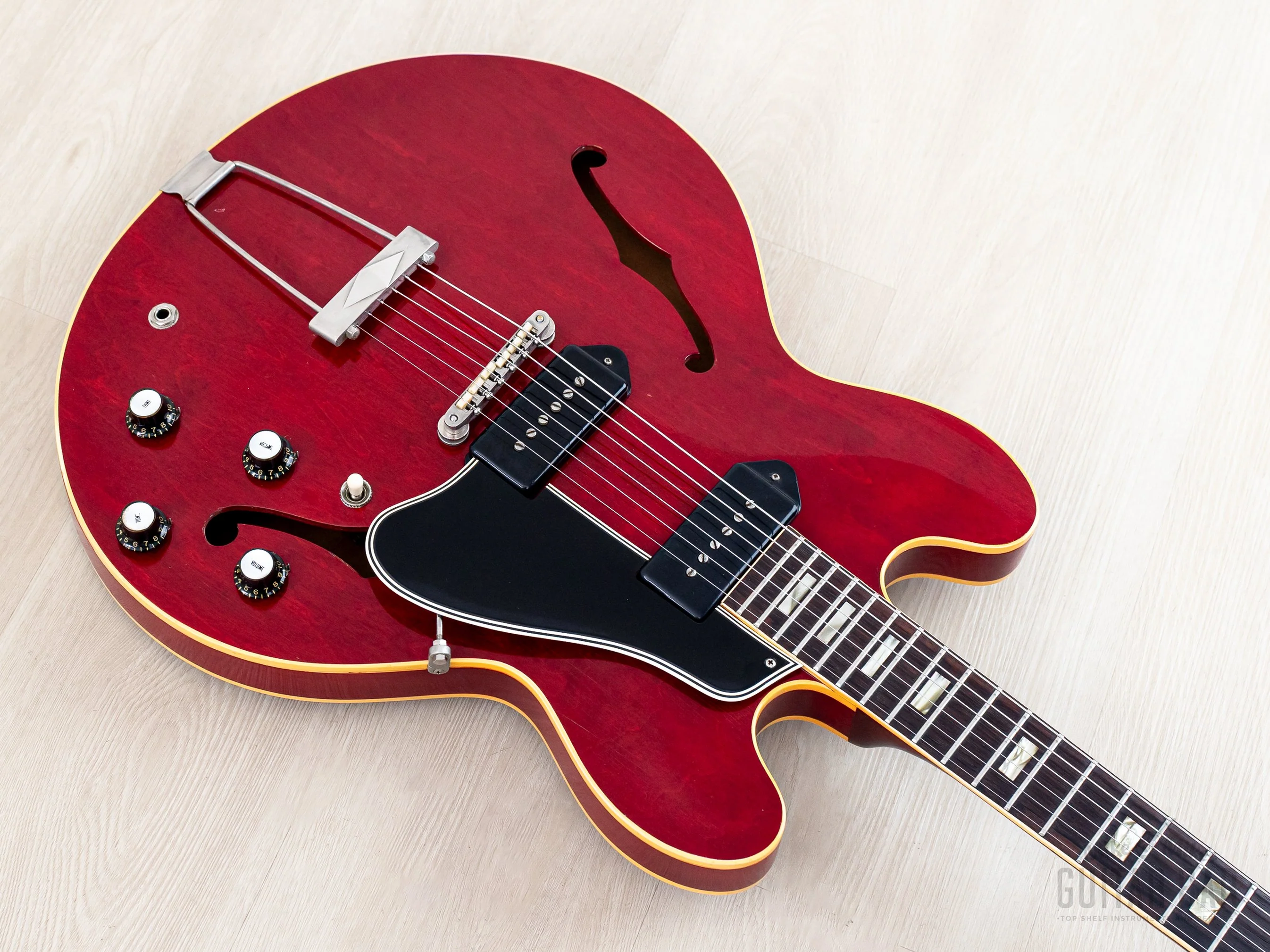 1962 Gibson ES-330 TDC Vintage Hollowbody Electric Guitar Cherry Collector-Grade w/ Case - Image 9