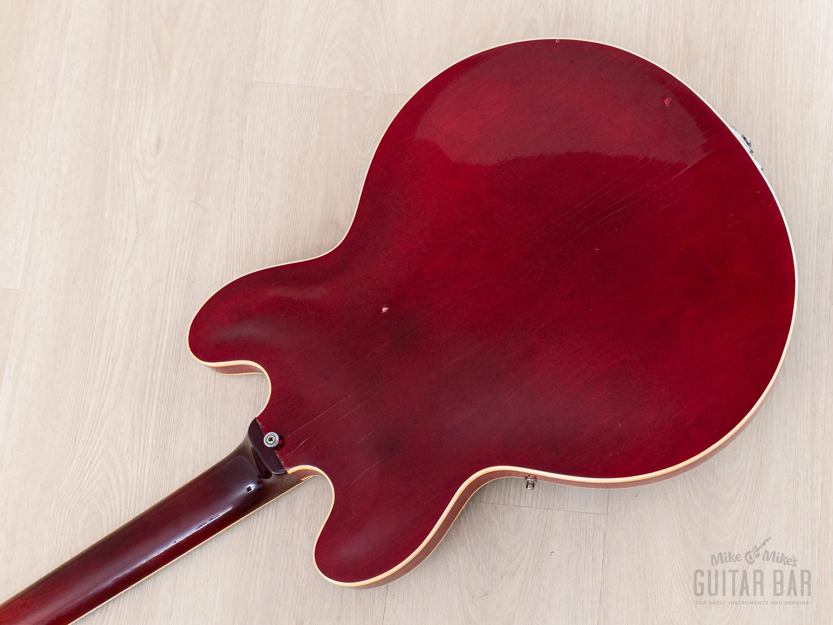 1962 Gibson ES-335 TDC Vintage Semi-Hollow Guitar Cherry w/ Bigsby, Pat # Pickups, Lifton Case - Image 15