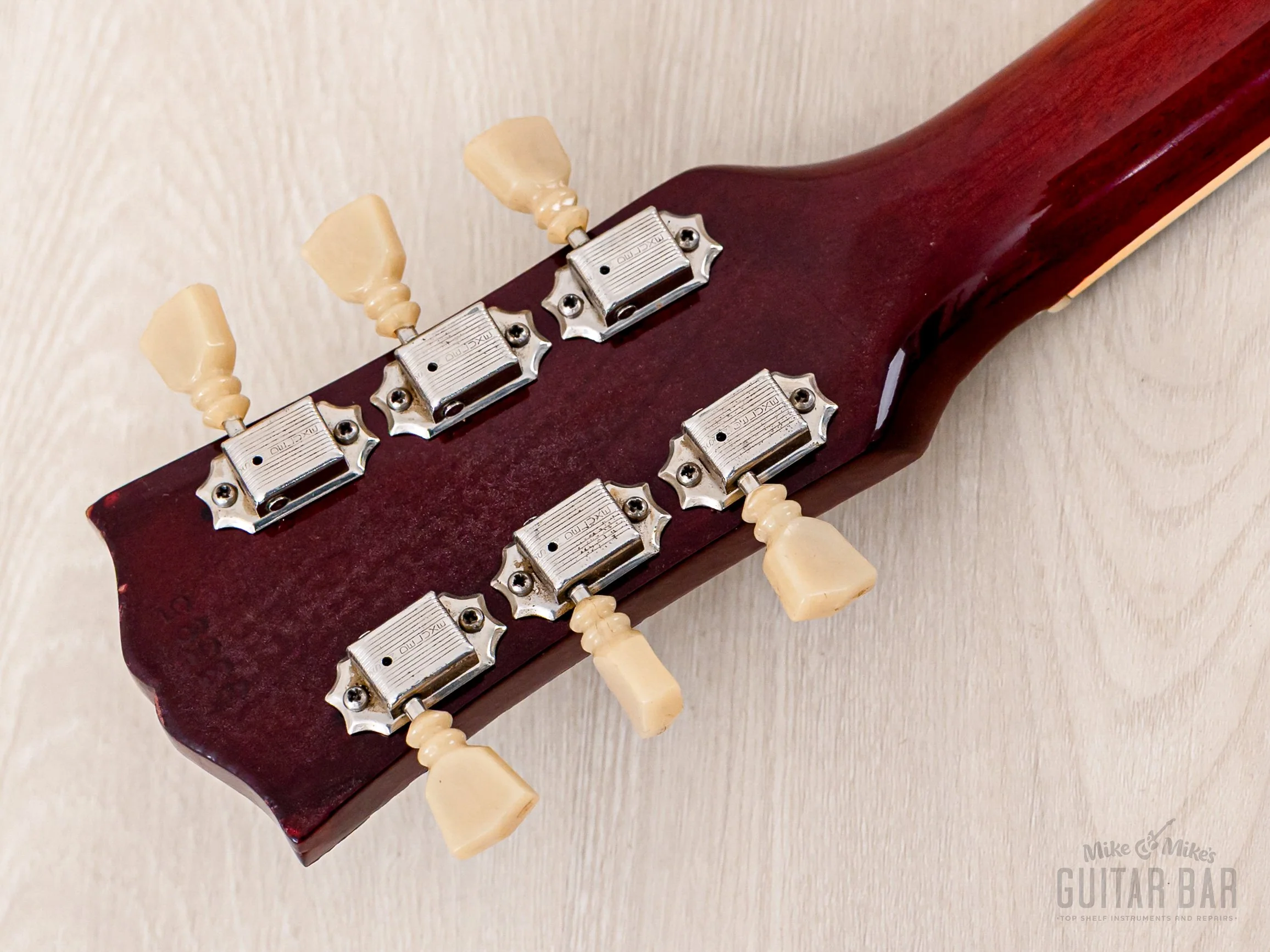 1962 Gibson ES-335 TDC Vintage Semi-Hollow Guitar Cherry w/ Bigsby, Pat # Pickups, Lifton Case - Image 5