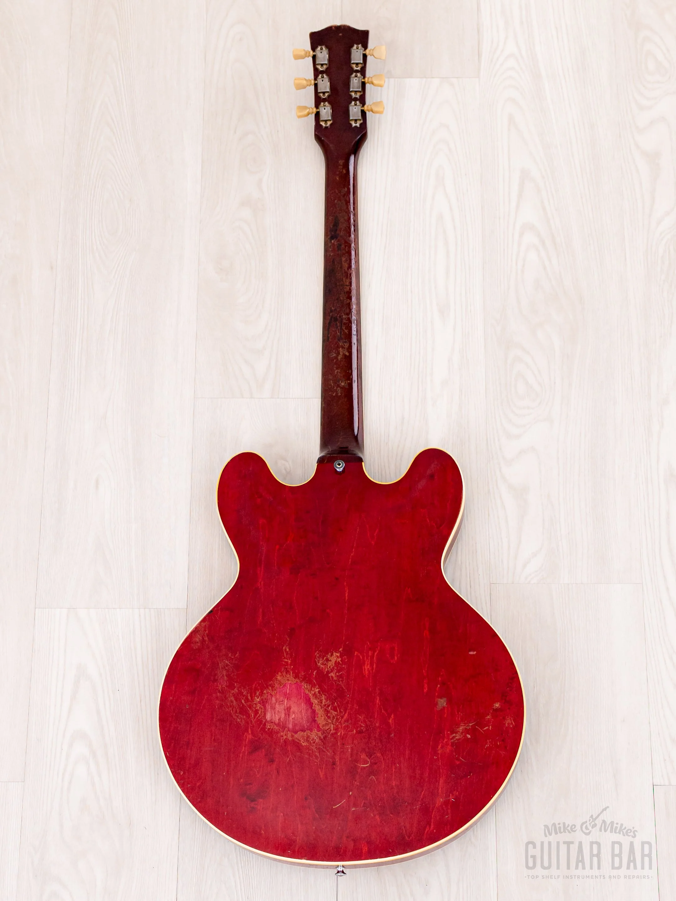 1962 Gibson ES-335 TDC Vintage Semi-Hollowbody Electric Guitar Cherry w/ Case - Image 3