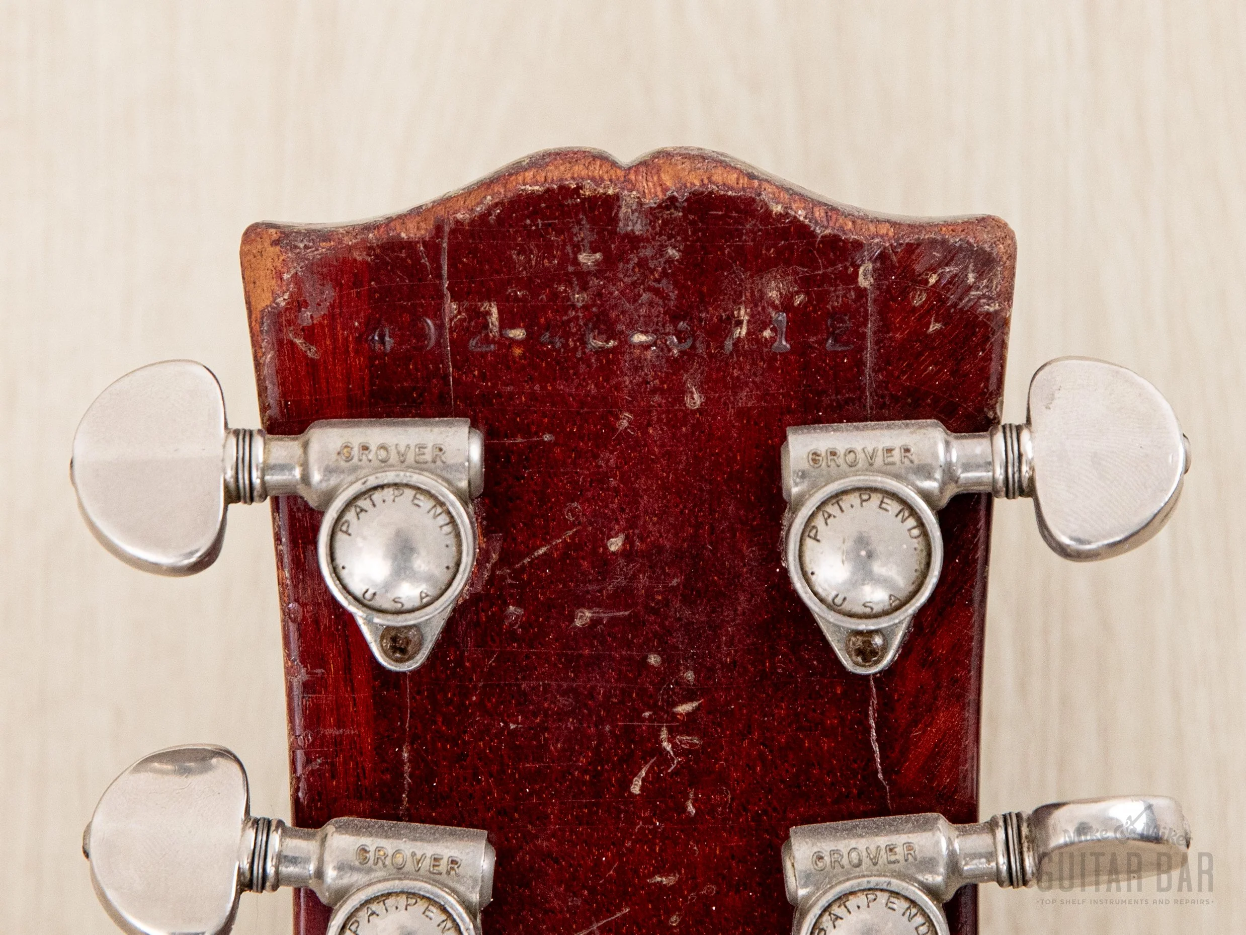 1962 Gibson Les Paul SG Standard Employee Guitar Cherry w/ Pat # Pickups, Sideways Vibrola, Case - Image 6