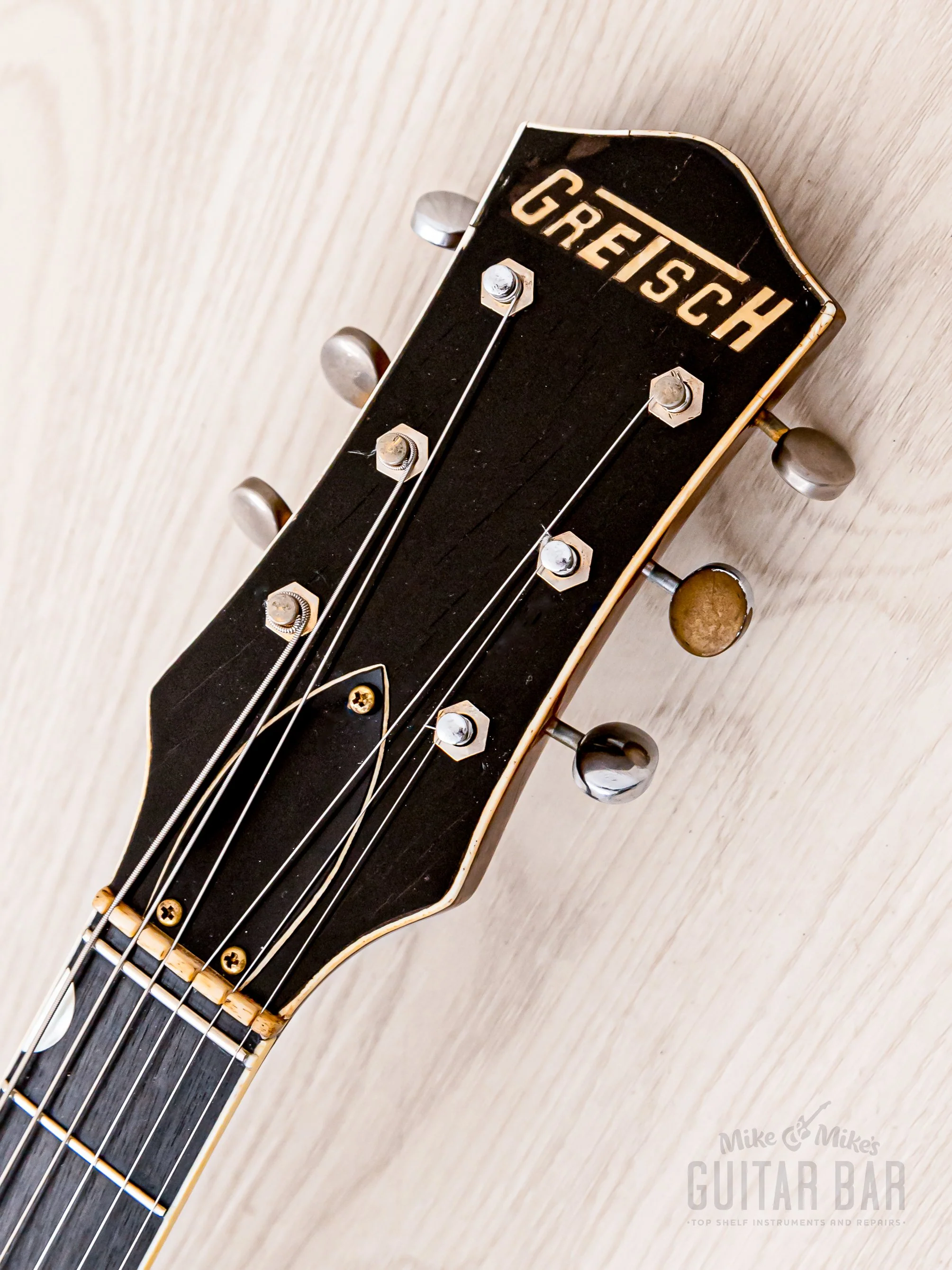 1962 Gretsch Champagne Sparkle Jet Double Cutaway 6129T w/ Burns Vibrato, Case - Image 4