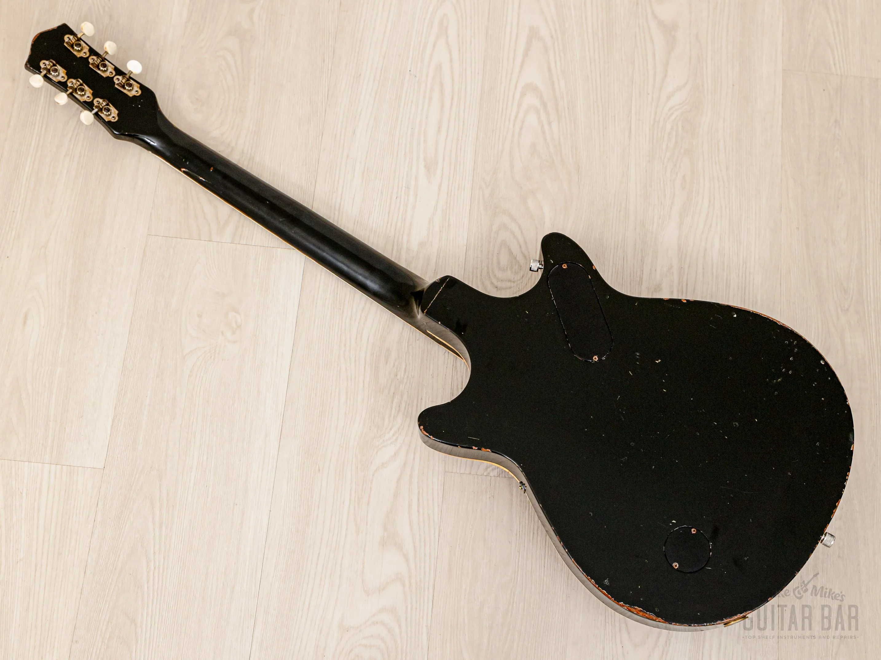 1962 Gretsch Jet Firebird 6131 Double Cut Vintage Guitar, Bigsby Palm Pedal G/B Bender, Case - Image 15
