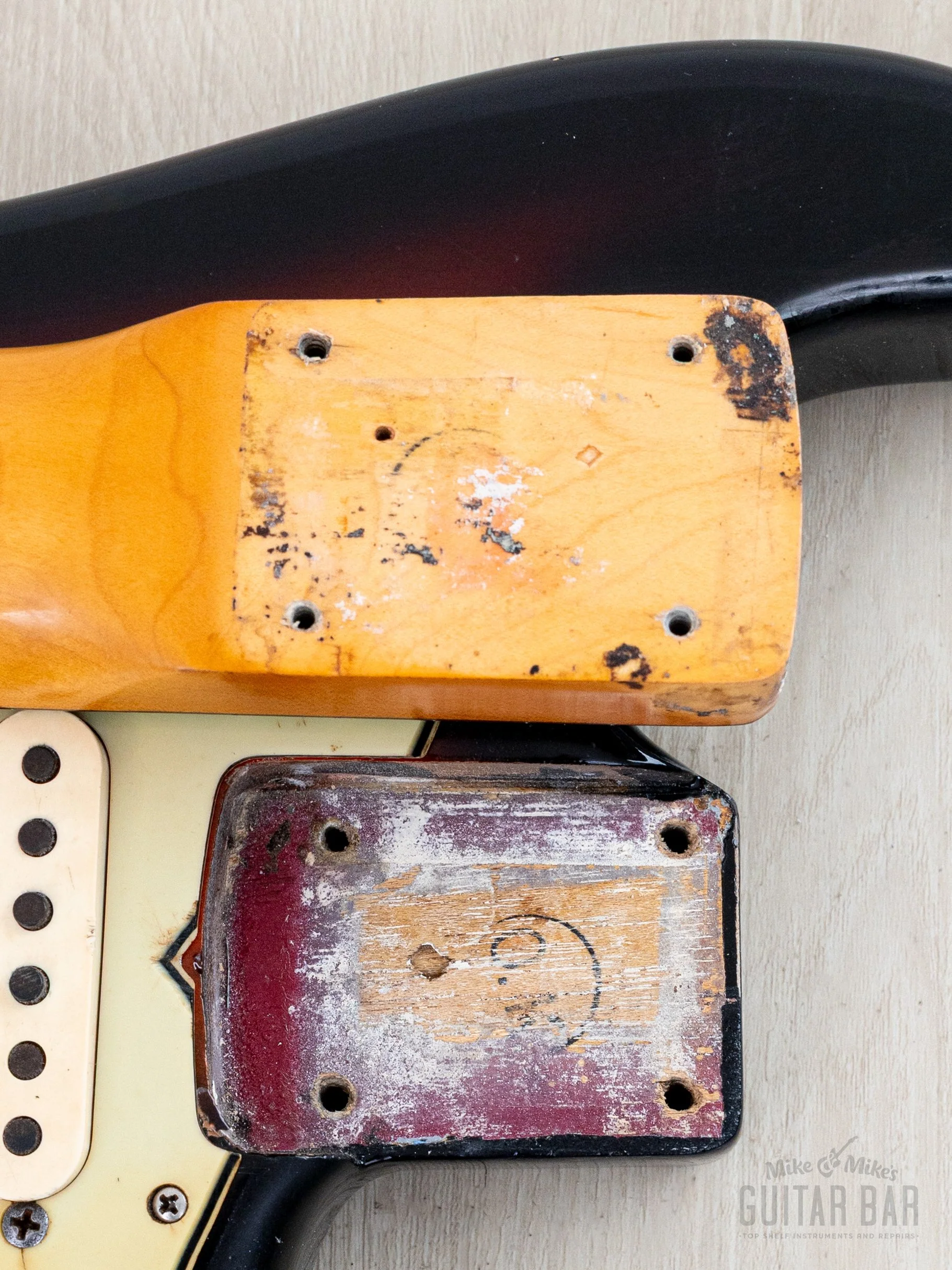 1963 Fender Stratocaster Korina Pre-CBS Vintage Guitar Sunburst w/ Case - Image 18