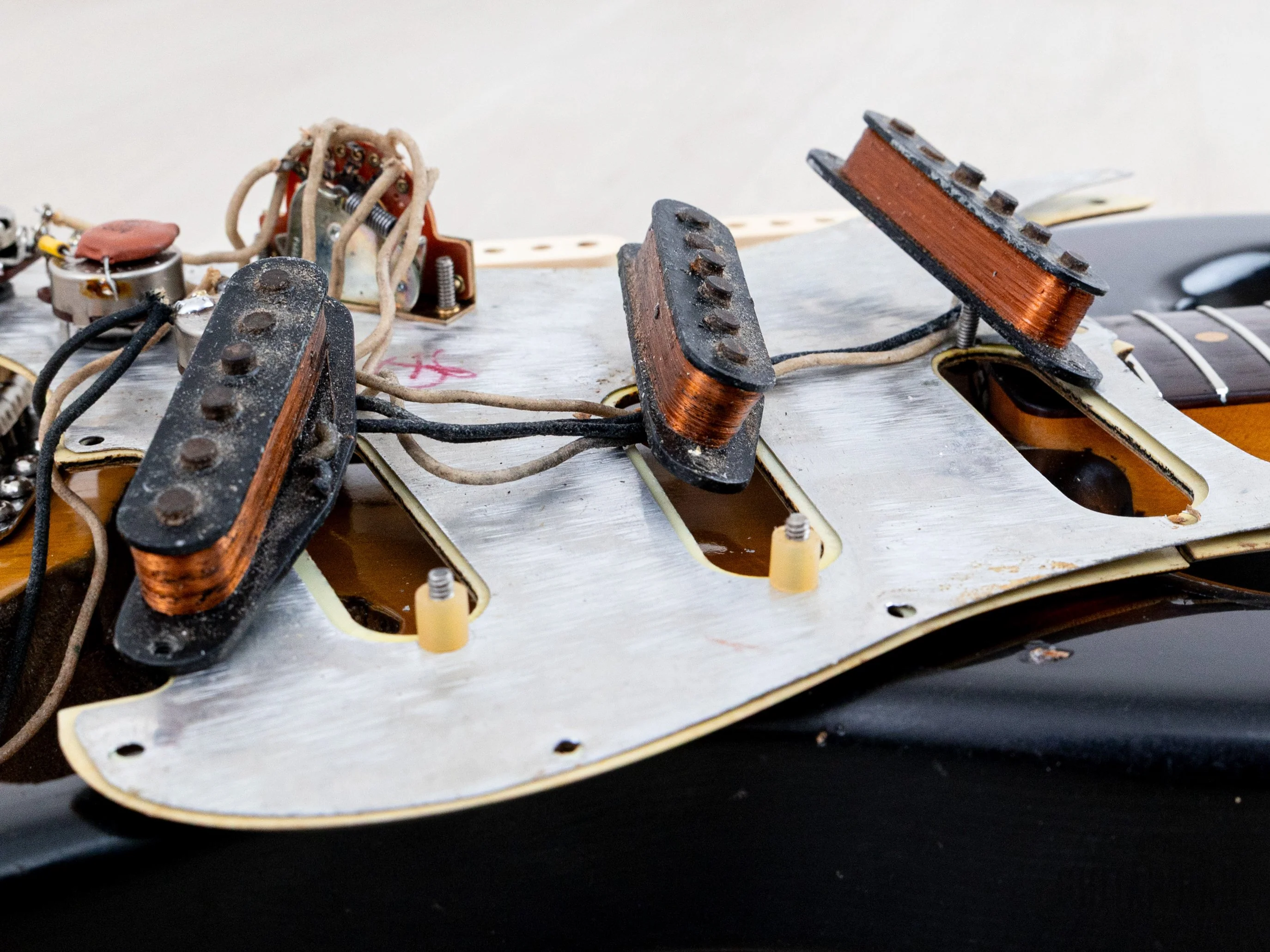 1963 Fender Stratocaster Korina Pre-CBS Vintage Guitar Sunburst w/ Case - Image 20