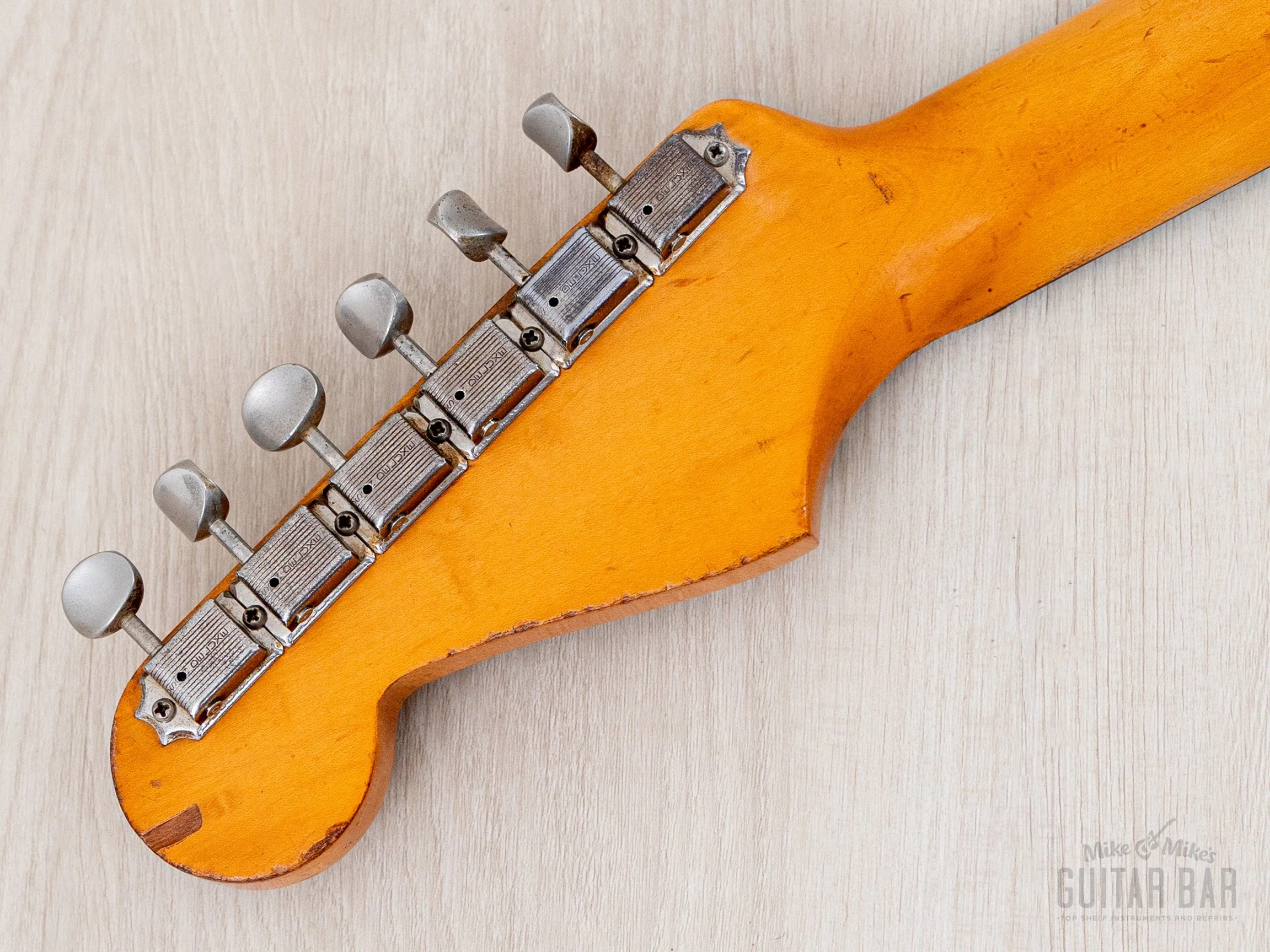 1963 Fender Stratocaster Korina Pre-CBS Vintage Guitar Sunburst w/ Case - Image 5