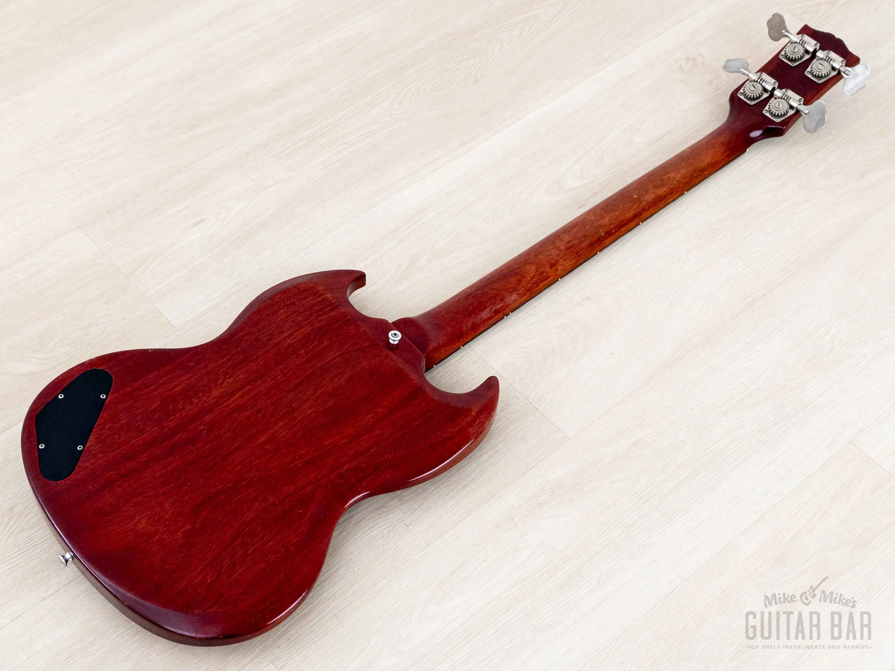 1963 Gibson EB-0 Cherry Vintage Short Scale SG Bass, 100% Original w/ Case - Image 14