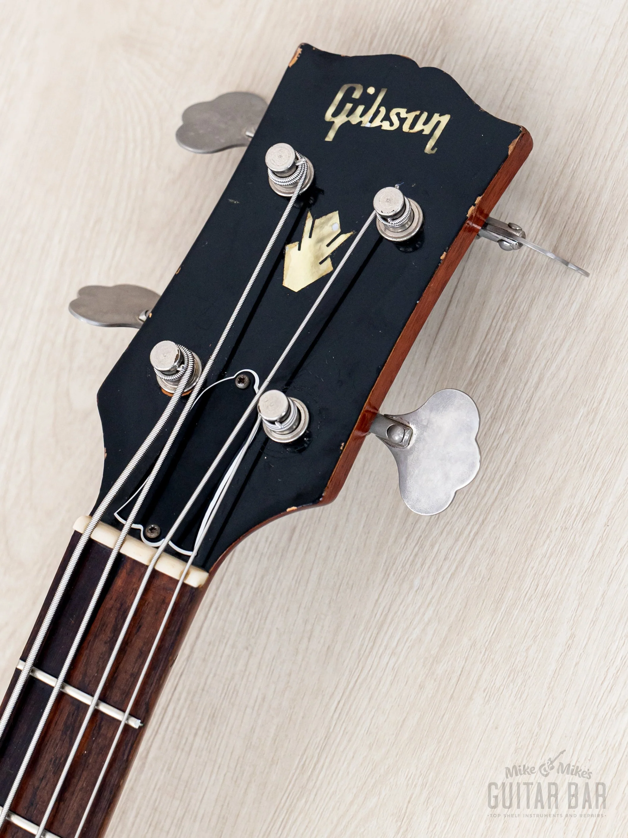1963 Gibson EB-0 Cherry Vintage Short Scale SG Bass, 100% Original w/ Case - Image 4