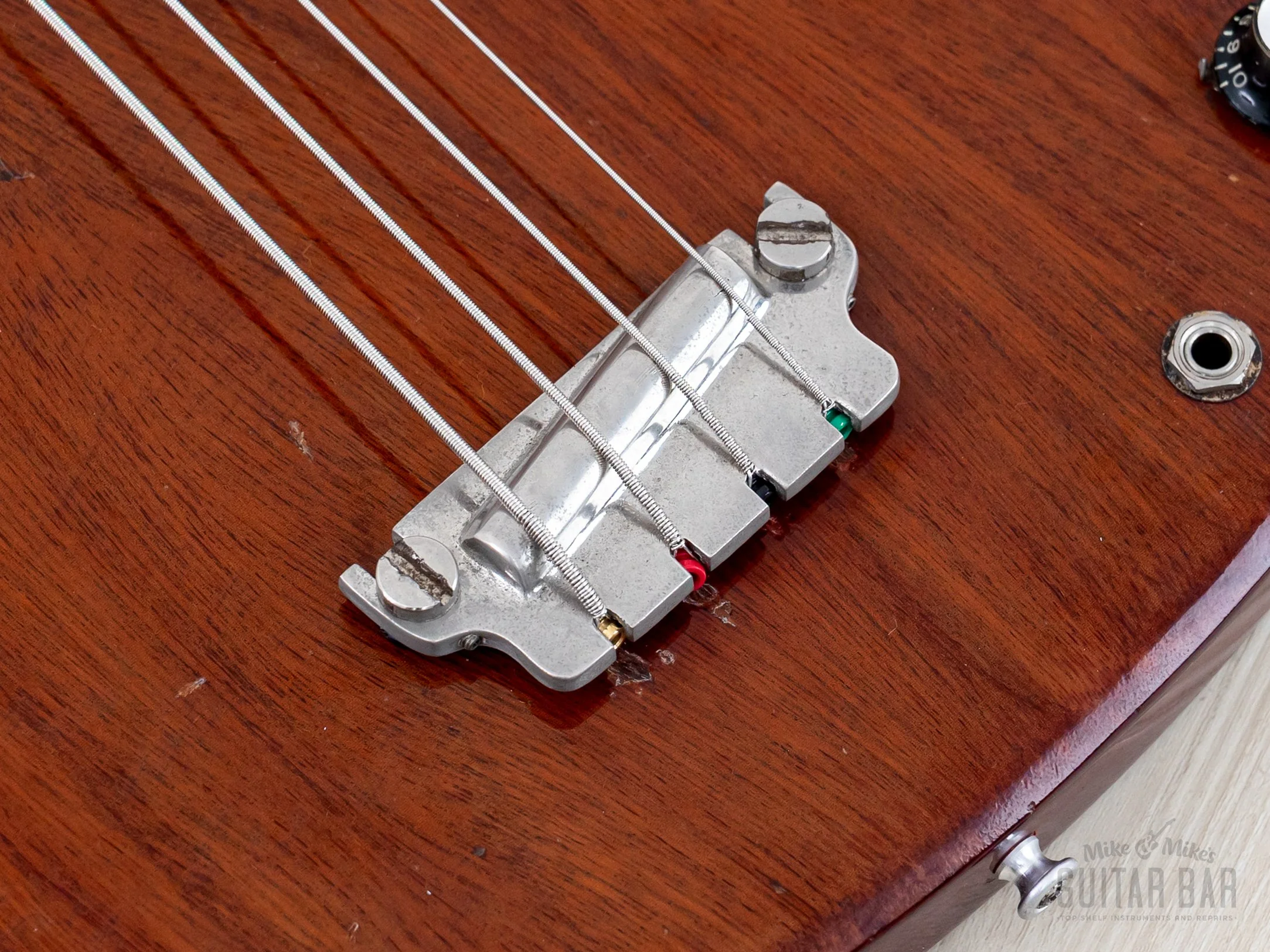 1963 Gibson EB-0 Cherry Vintage Short Scale SG Bass, 100% Original w/ Case - Image 8